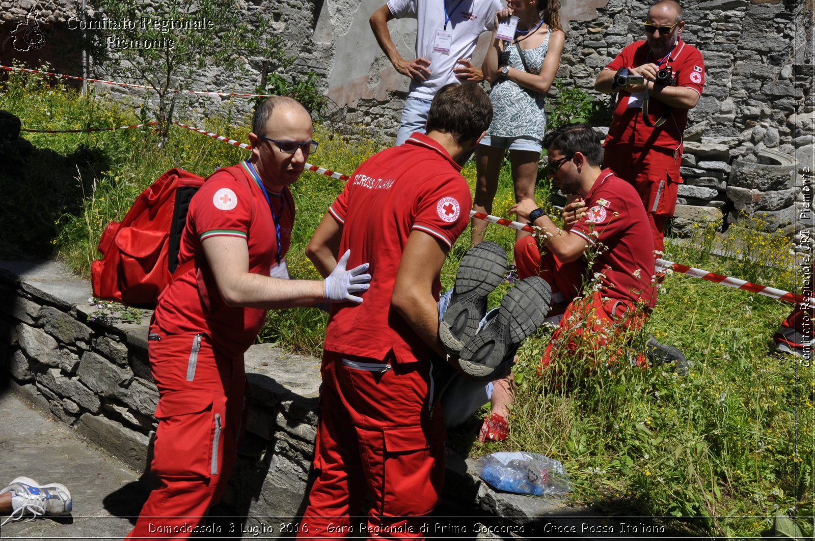 Domodossola 3 Luglio 2016 - Gara Regionale di Primo Soccorso - Croce Rossa Italiana- Comitato Regionale del Piemonte