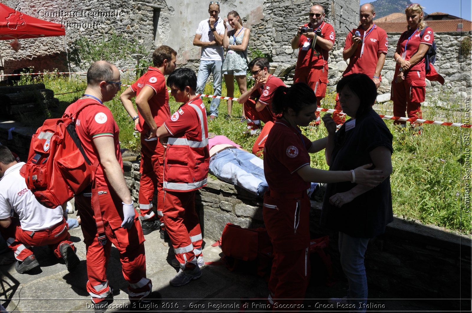 Domodossola 3 Luglio 2016 - Gara Regionale di Primo Soccorso - Croce Rossa Italiana- Comitato Regionale del Piemonte