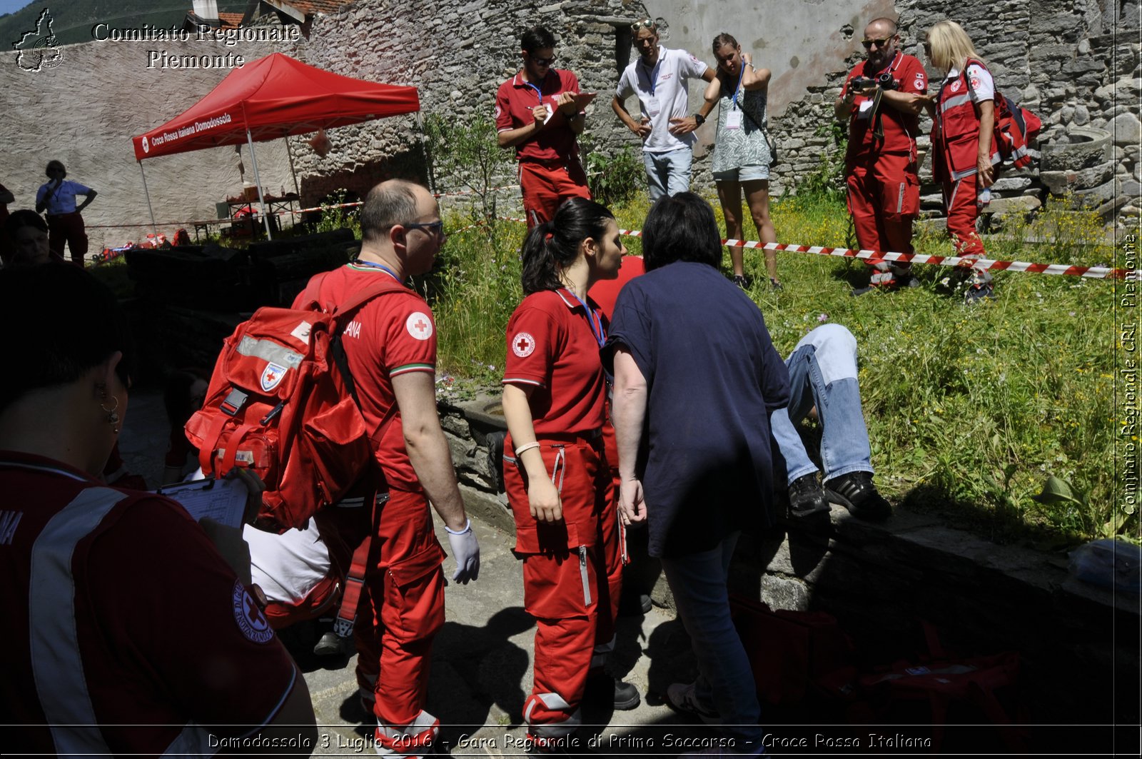 Domodossola 3 Luglio 2016 - Gara Regionale di Primo Soccorso - Croce Rossa Italiana- Comitato Regionale del Piemonte