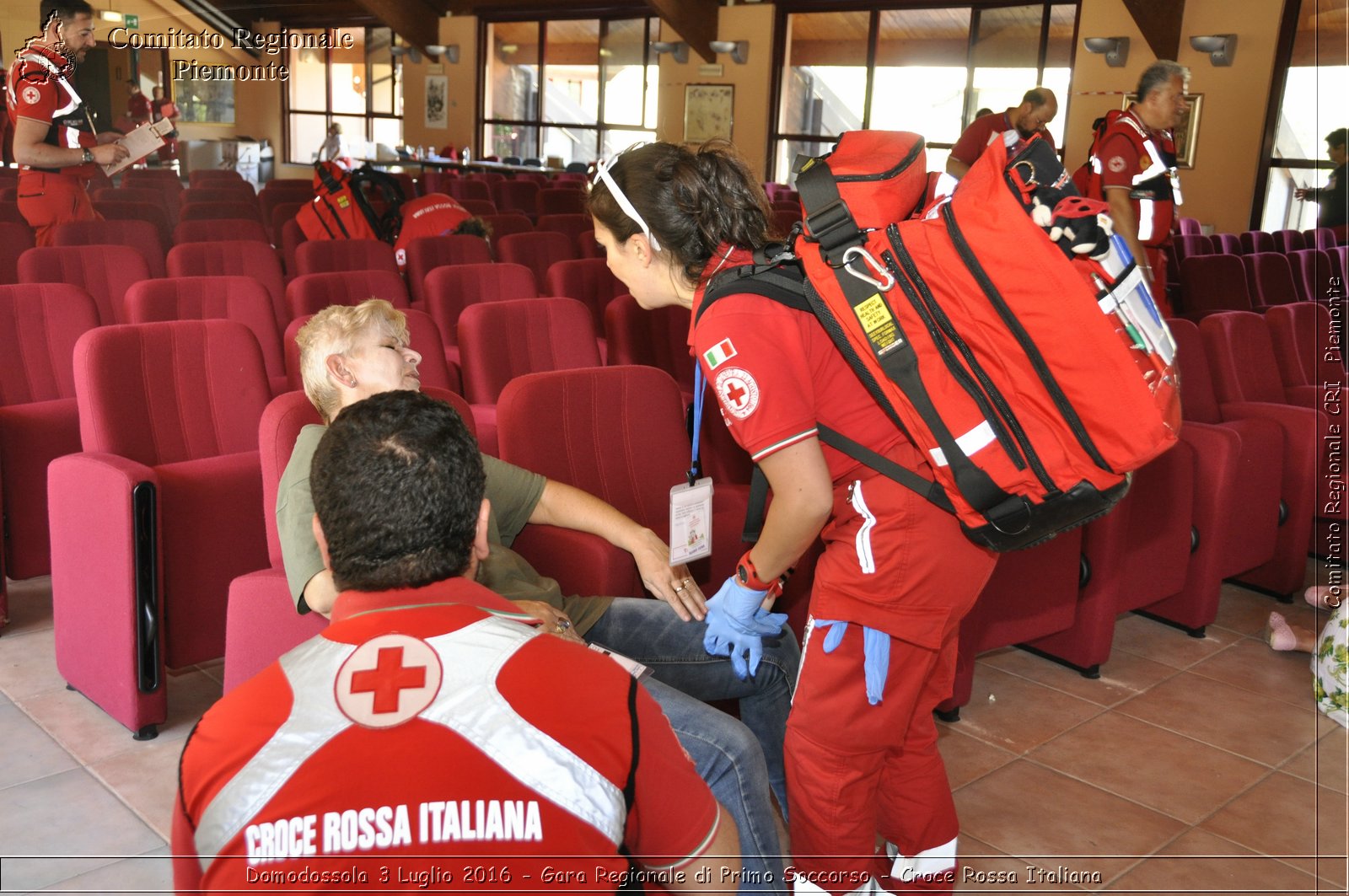 Domodossola 3 Luglio 2016 - Gara Regionale di Primo Soccorso - Croce Rossa Italiana- Comitato Regionale del Piemonte