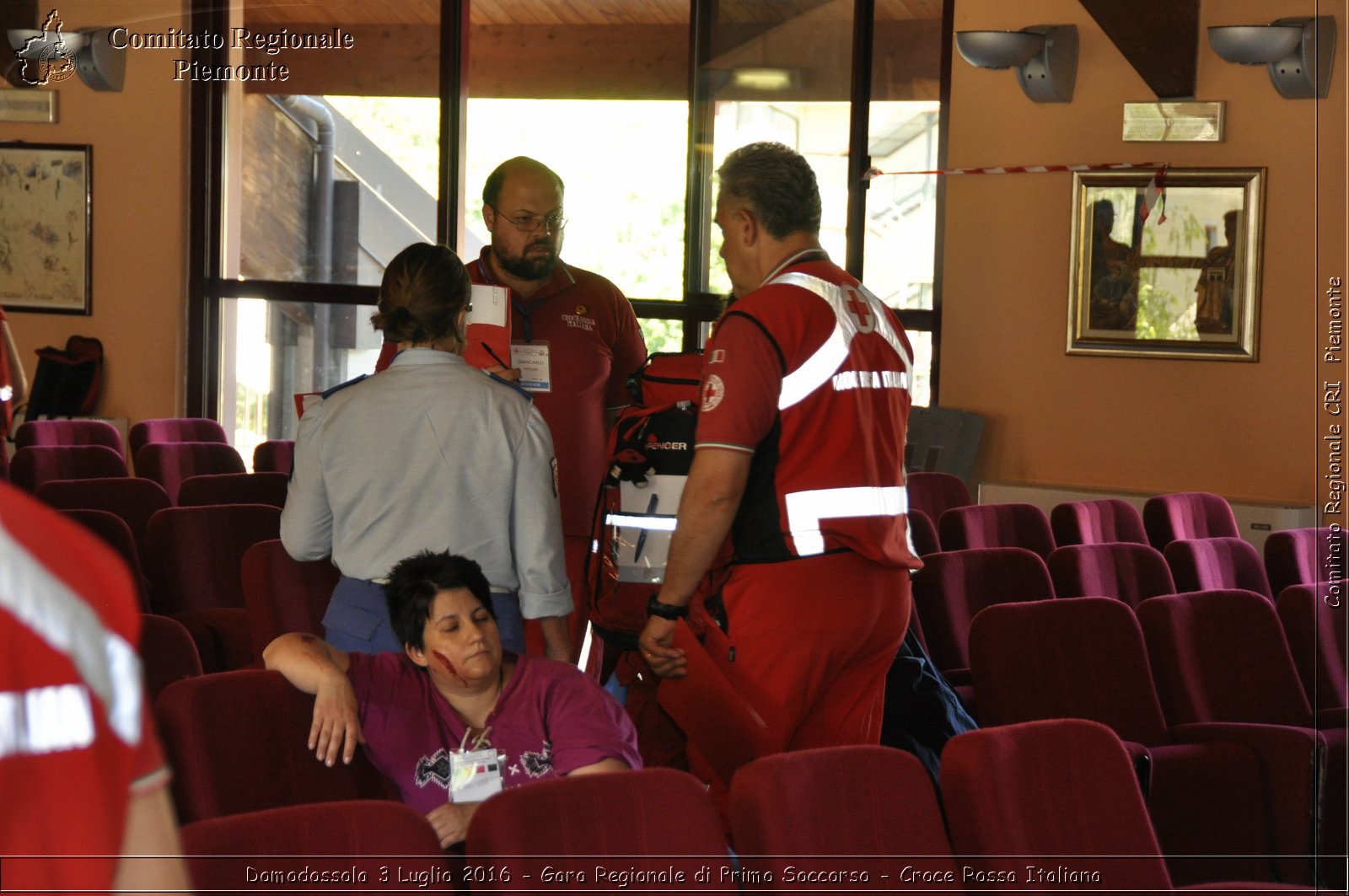 Domodossola 3 Luglio 2016 - Gara Regionale di Primo Soccorso - Croce Rossa Italiana- Comitato Regionale del Piemonte