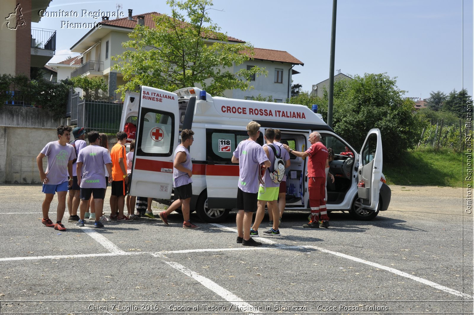 Chieri 7 Luglio 2016 - Caccia al Tesoro / Insieme in Sicurezza - Croce Rossa Italiana- Comitato Regionale del Piemonte