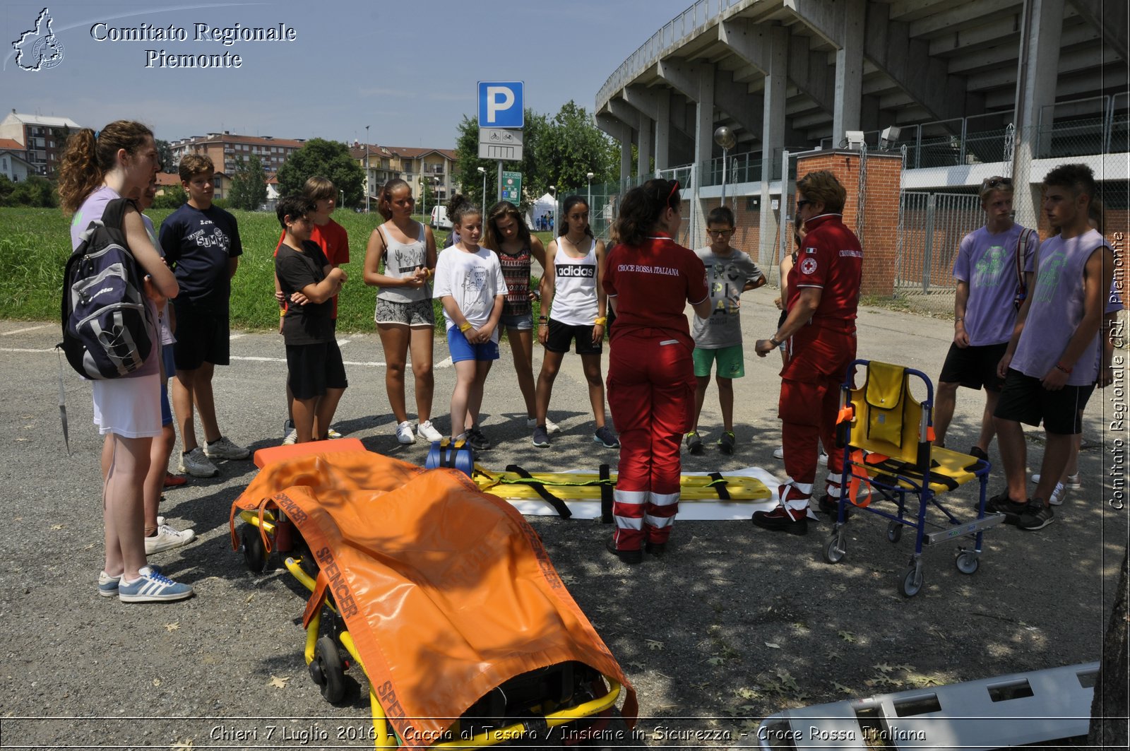 Chieri 7 Luglio 2016 - Caccia al Tesoro / Insieme in Sicurezza - Croce Rossa Italiana- Comitato Regionale del Piemonte