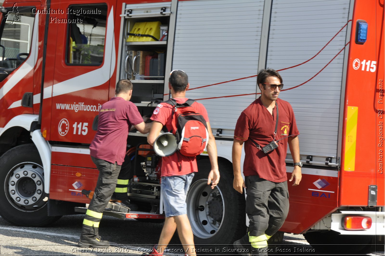 Chieri 7 Luglio 2016 - Caccia al Tesoro / Insieme in Sicurezza - Croce Rossa Italiana- Comitato Regionale del Piemonte