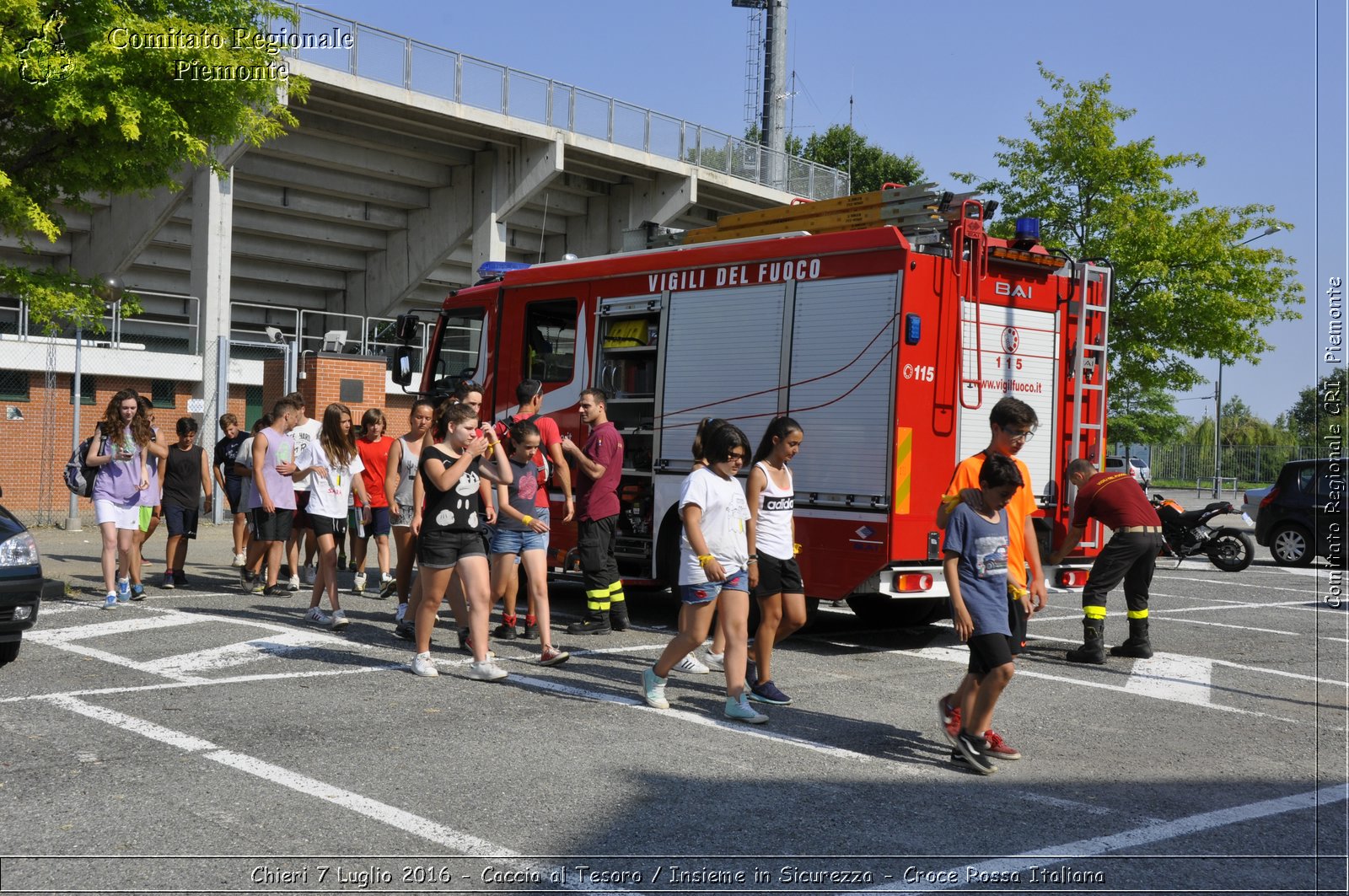 Chieri 7 Luglio 2016 - Caccia al Tesoro / Insieme in Sicurezza - Croce Rossa Italiana- Comitato Regionale del Piemonte