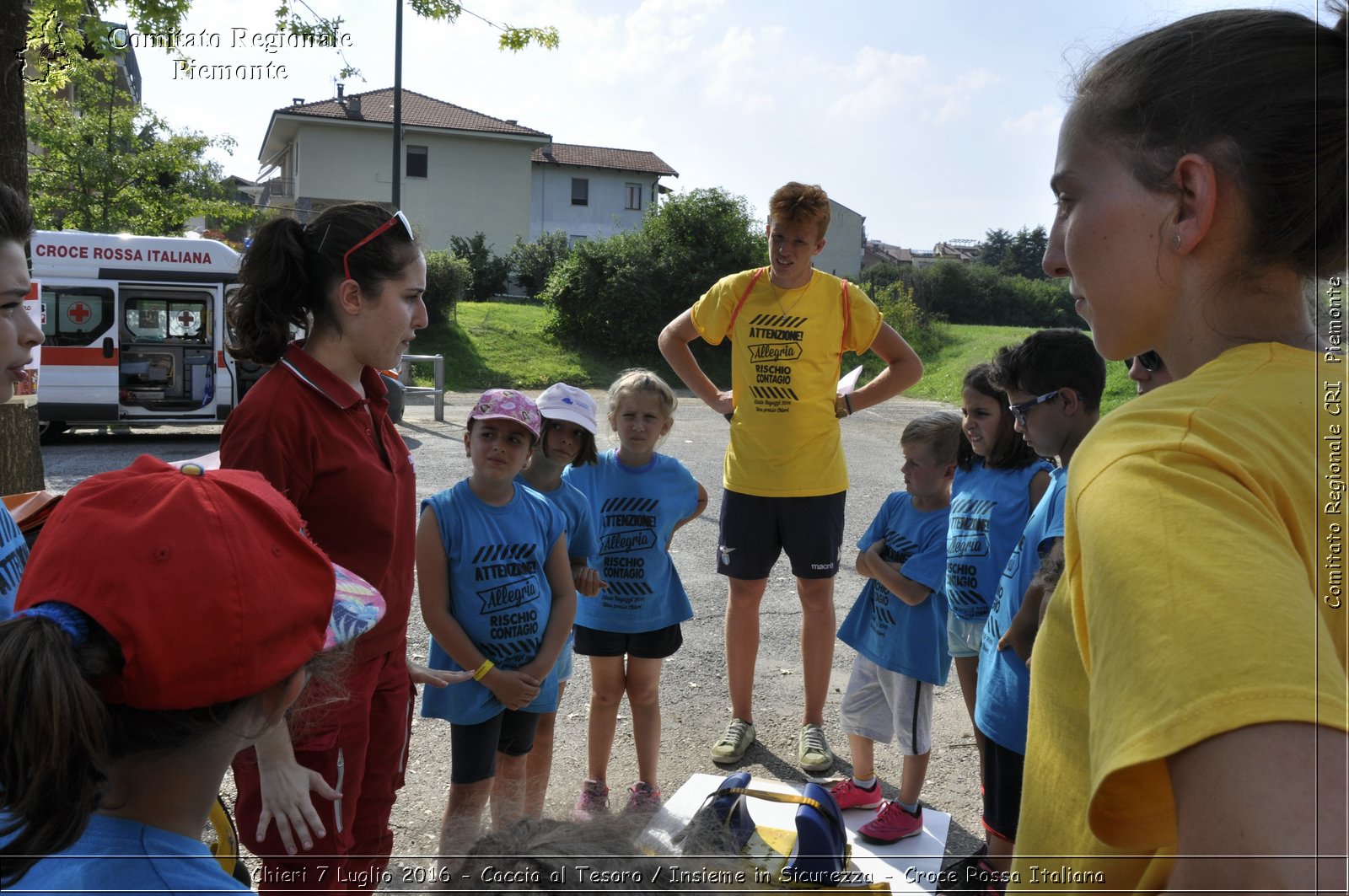 Chieri 7 Luglio 2016 - Caccia al Tesoro / Insieme in Sicurezza - Croce Rossa Italiana- Comitato Regionale del Piemonte