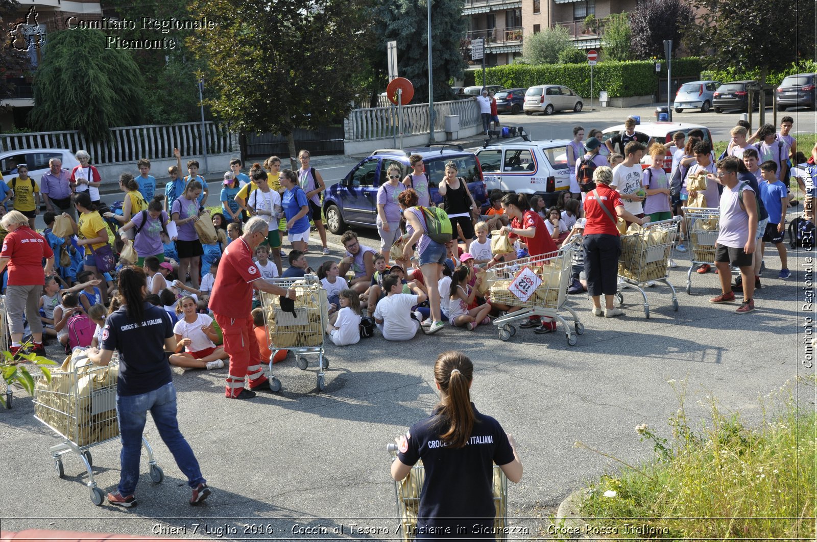 Chieri 7 Luglio 2016 - Caccia al Tesoro / Insieme in Sicurezza - Croce Rossa Italiana- Comitato Regionale del Piemonte