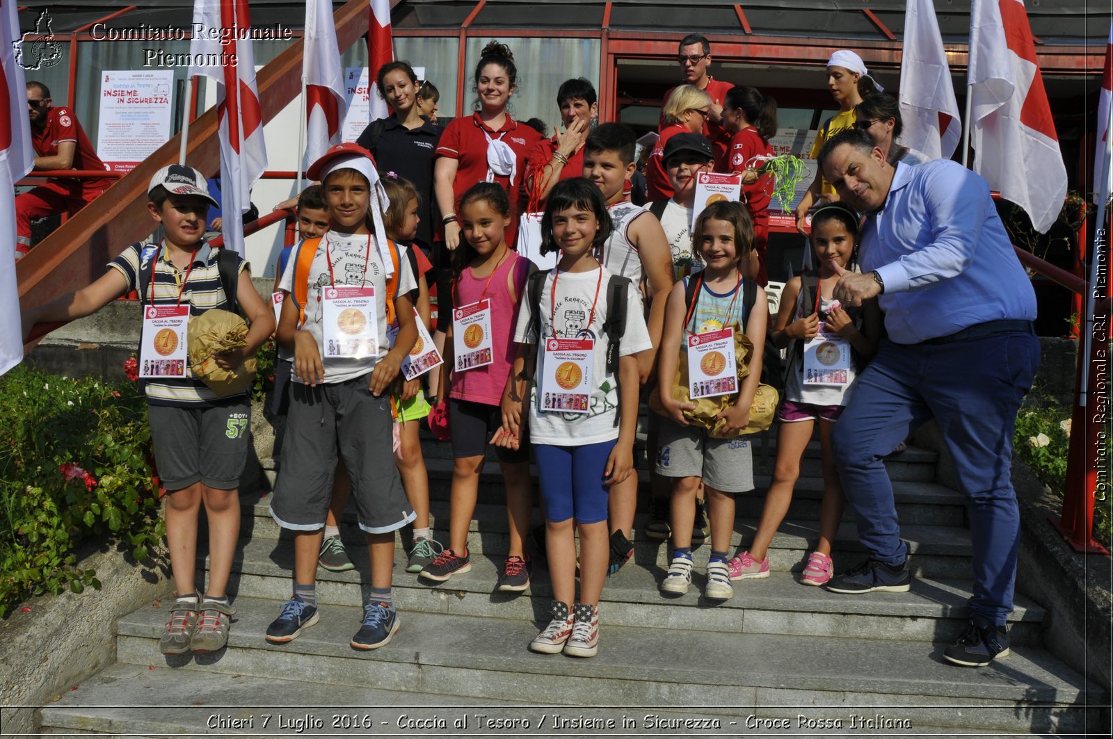 Chieri 7 Luglio 2016 - Caccia al Tesoro / Insieme in Sicurezza - Croce Rossa Italiana- Comitato Regionale del Piemonte