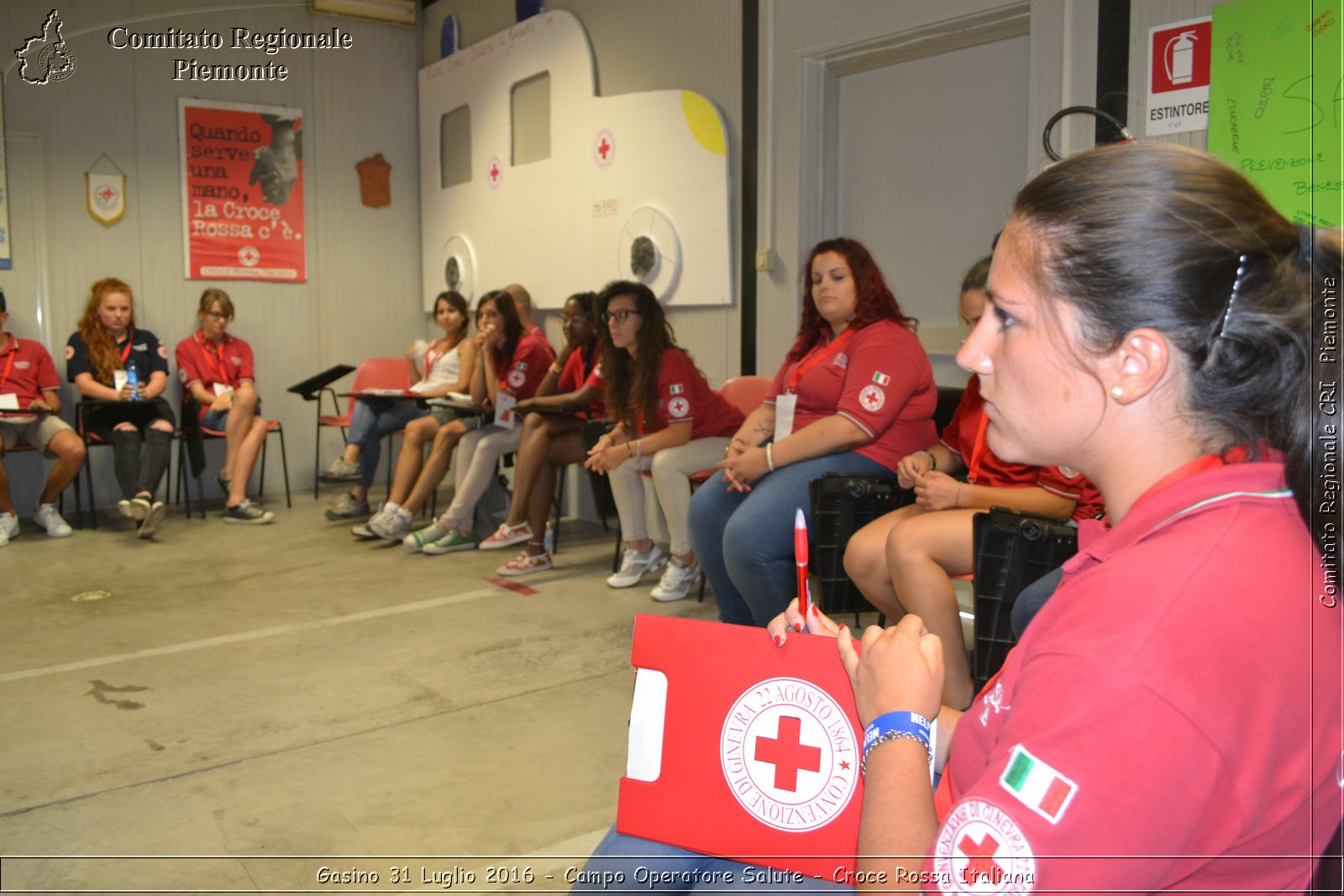 Gassino 31 Luglio 2016 - Campo Operatore Salute - Croce Rossa Italiana- Comitato Regionale del Piemonte