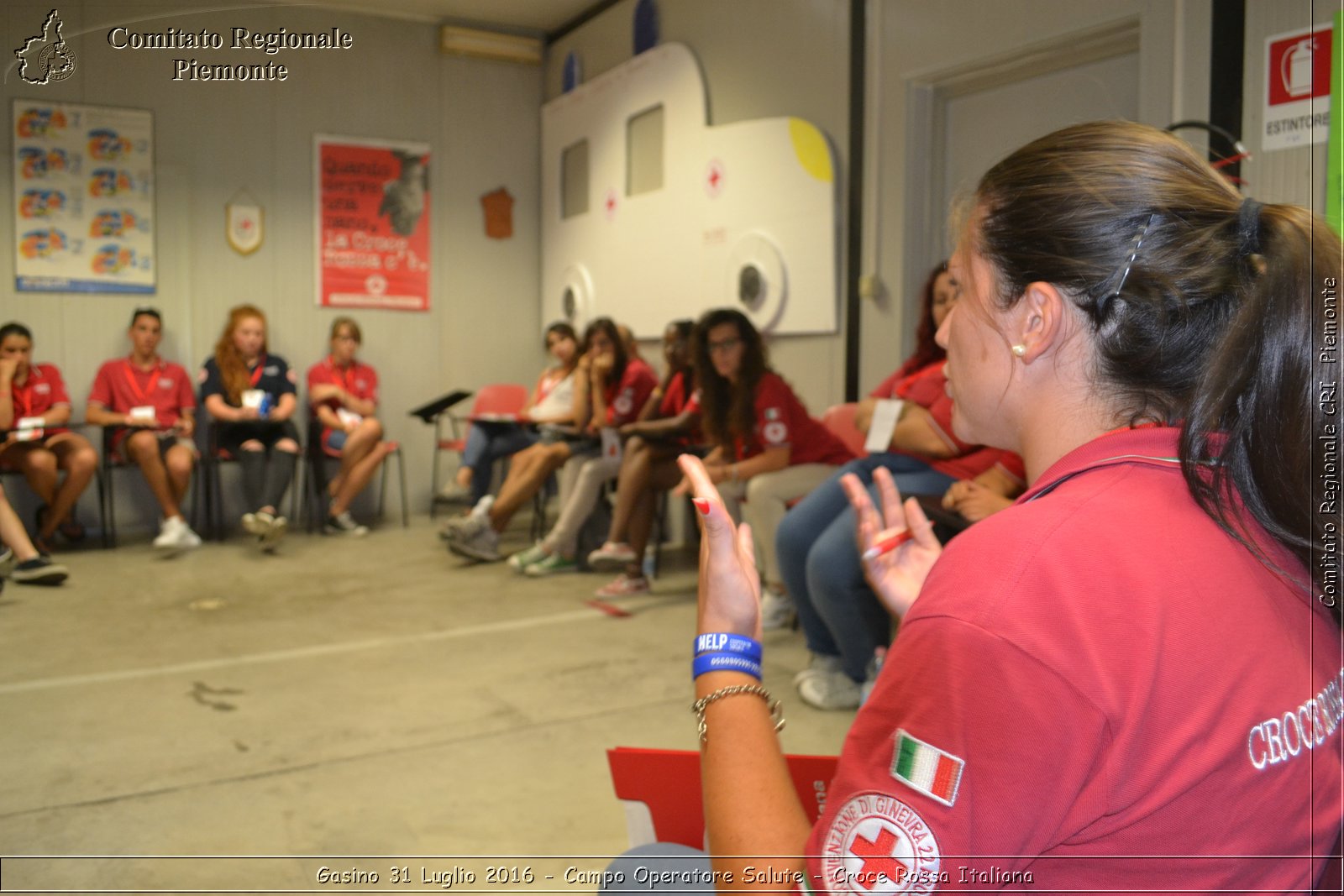 Gassino 31 Luglio 2016 - Campo Operatore Salute - Croce Rossa Italiana- Comitato Regionale del Piemonte