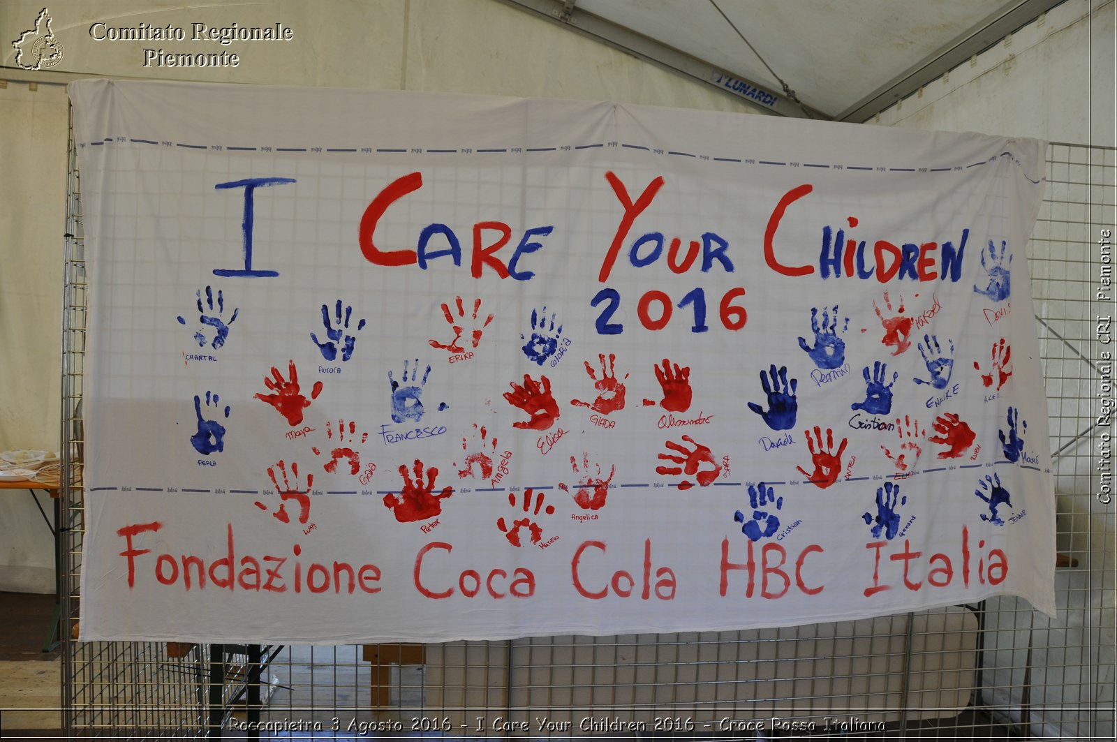 Roccapietra 3 Agosto 2016 - I Care Your Children 2016 - Croce Rossa Italiana- Comitato Regionale del Piemonte