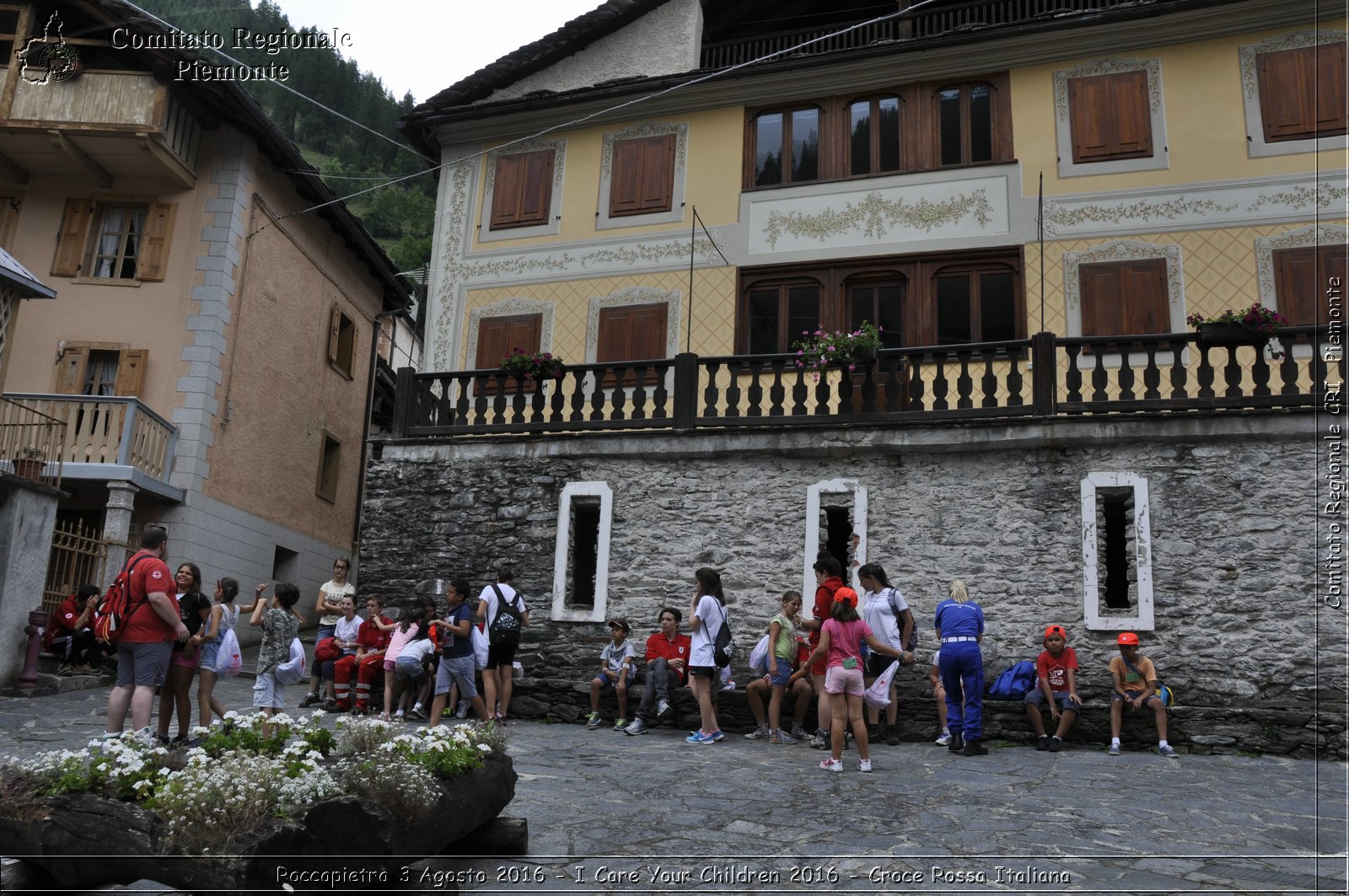 Roccapietra 3 Agosto 2016 - I Care Your Children 2016 - Croce Rossa Italiana- Comitato Regionale del Piemonte