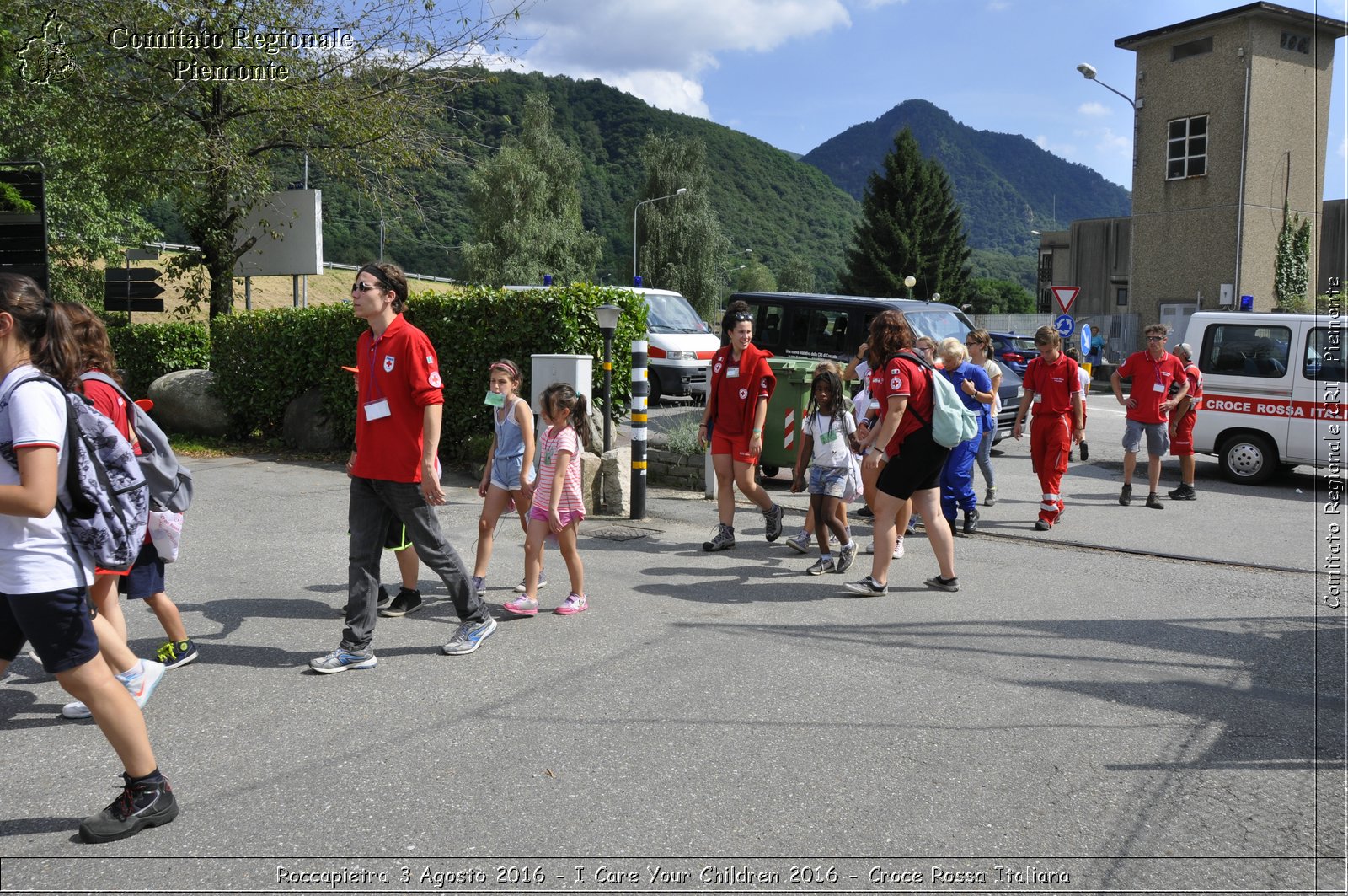 Roccapietra 3 Agosto 2016 - I Care Your Children 2016 - Croce Rossa Italiana- Comitato Regionale del Piemonte