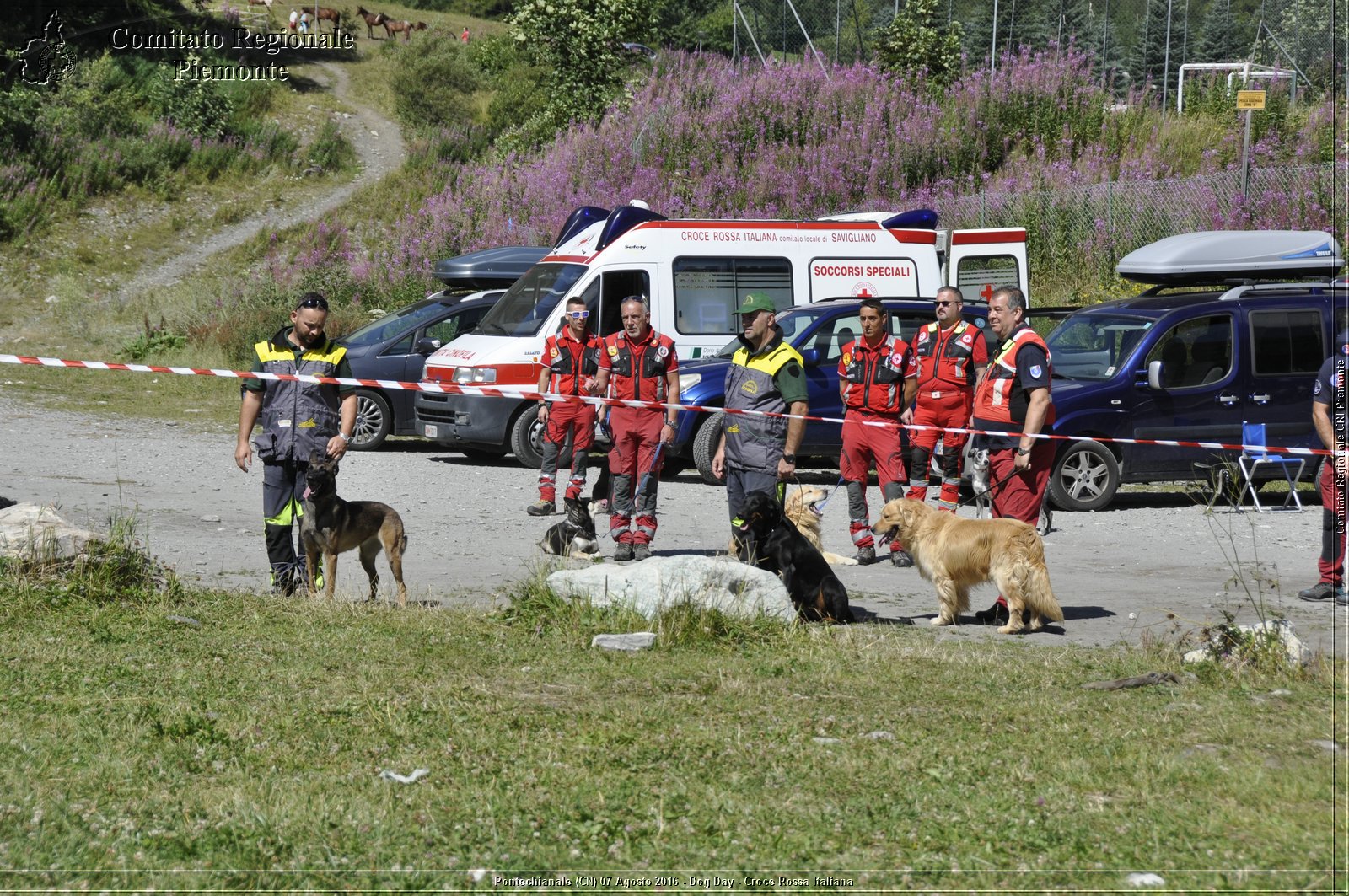 Pontechianale (CN) 7 Agosto 2016 - Dog Day - Croce Rossa Italiana - Comitato Regionale del Piemonte