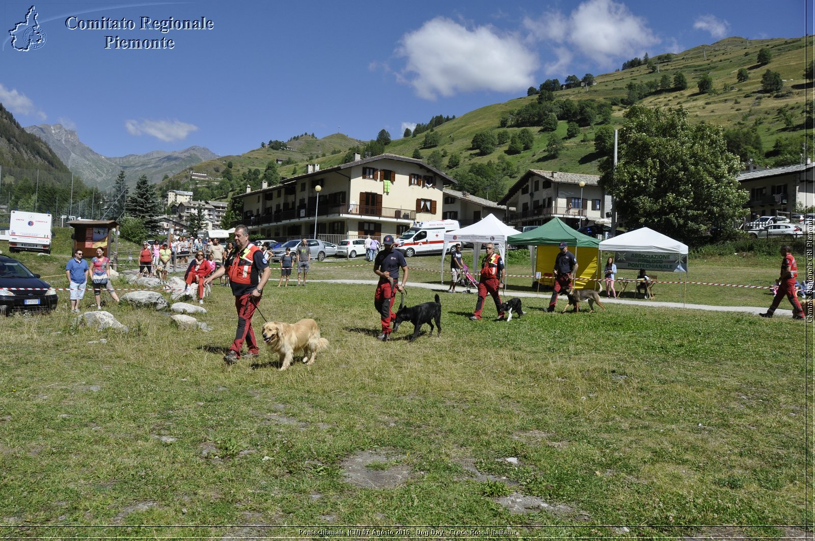 Pontechianale (CN) 7 Agosto 2016 - Dog Day - Croce Rossa Italiana - Comitato Regionale del Piemonte