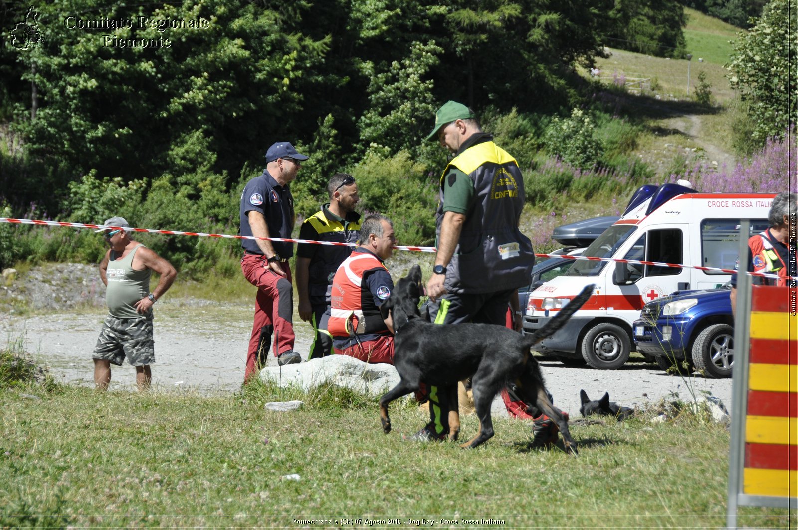 Pontechianale (CN) 7 Agosto 2016 - Dog Day - Croce Rossa Italiana - Comitato Regionale del Piemonte