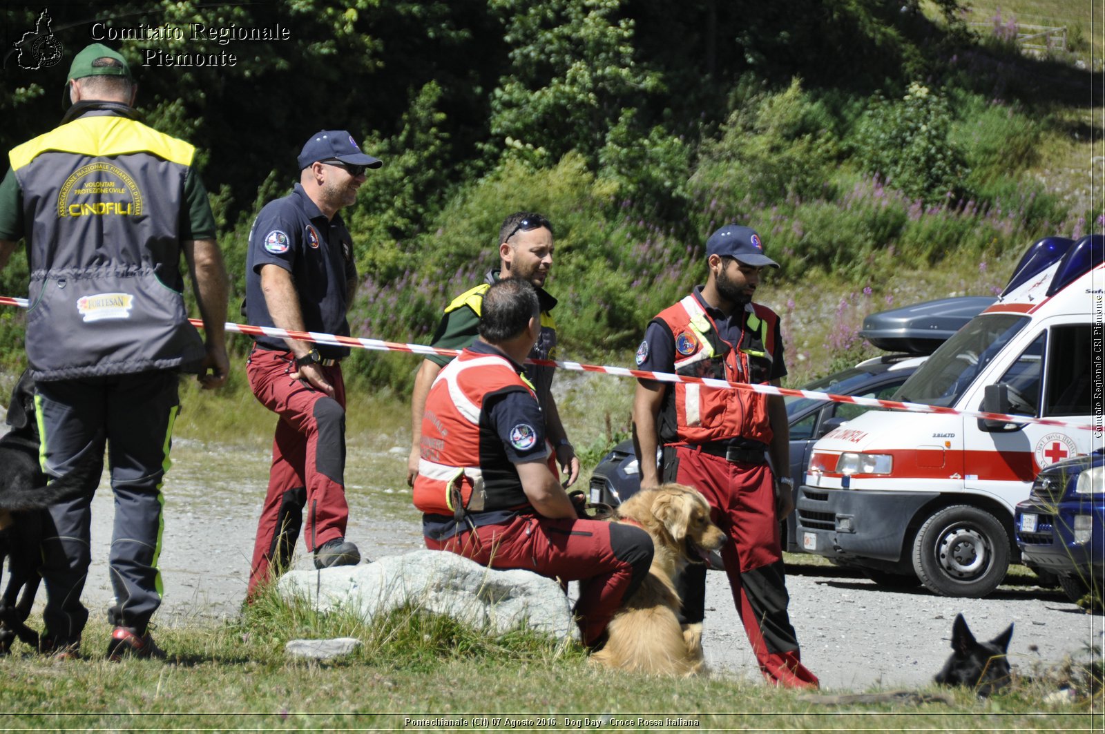 Pontechianale (CN) 7 Agosto 2016 - Dog Day - Croce Rossa Italiana - Comitato Regionale del Piemonte