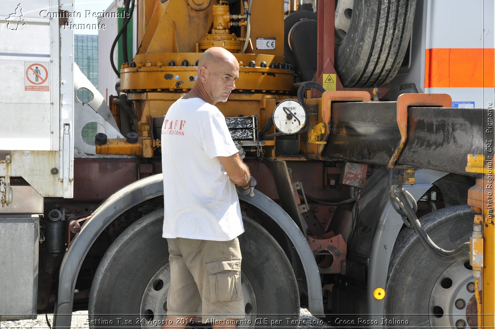 Settimo T.se 24 Agosto 2016 - Allertamento CIE per Terremoto - Croce Rossa Italiana- Comitato Regionale del Piemonte