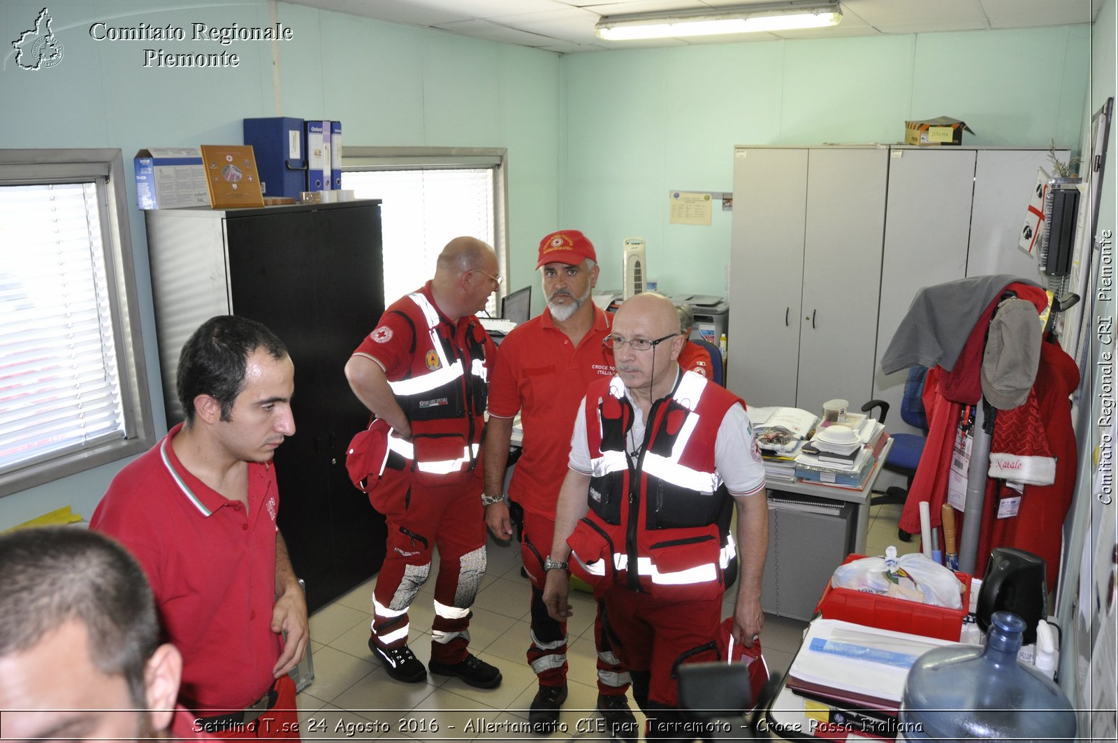 Settimo T.se 24 Agosto 2016 - Allertamento CIE per Terremoto - Croce Rossa Italiana- Comitato Regionale del Piemonte