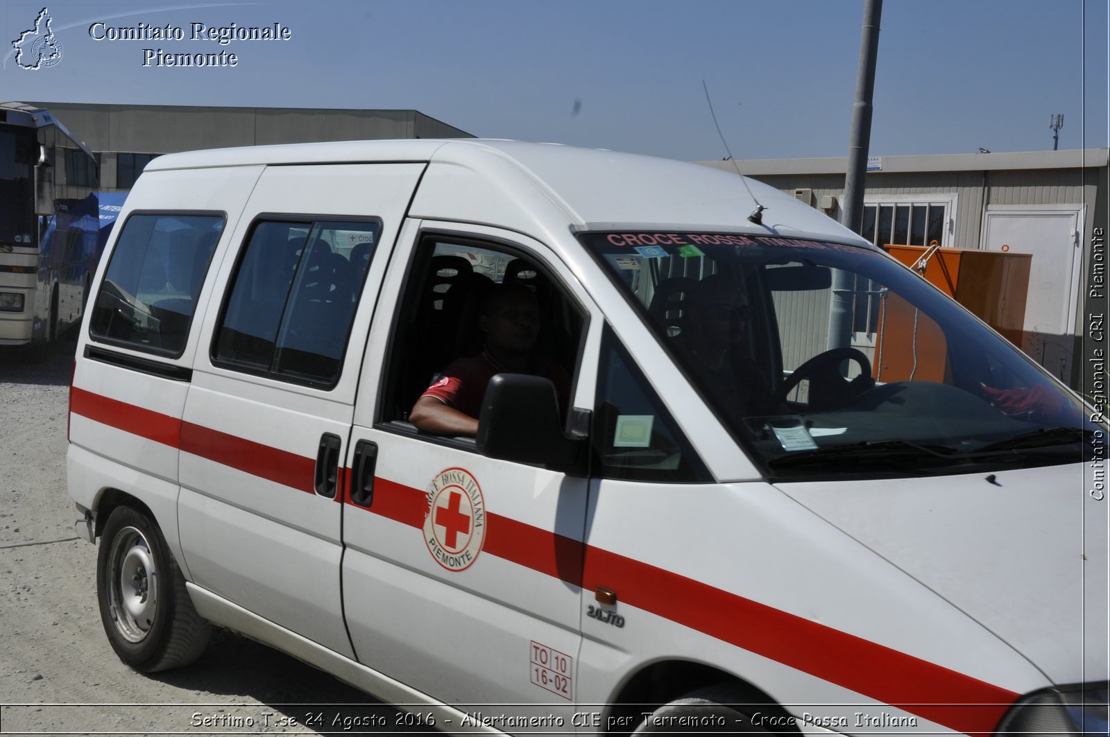 Settimo T.se 24 Agosto 2016 - Allertamento CIE per Terremoto - Croce Rossa Italiana- Comitato Regionale del Piemonte