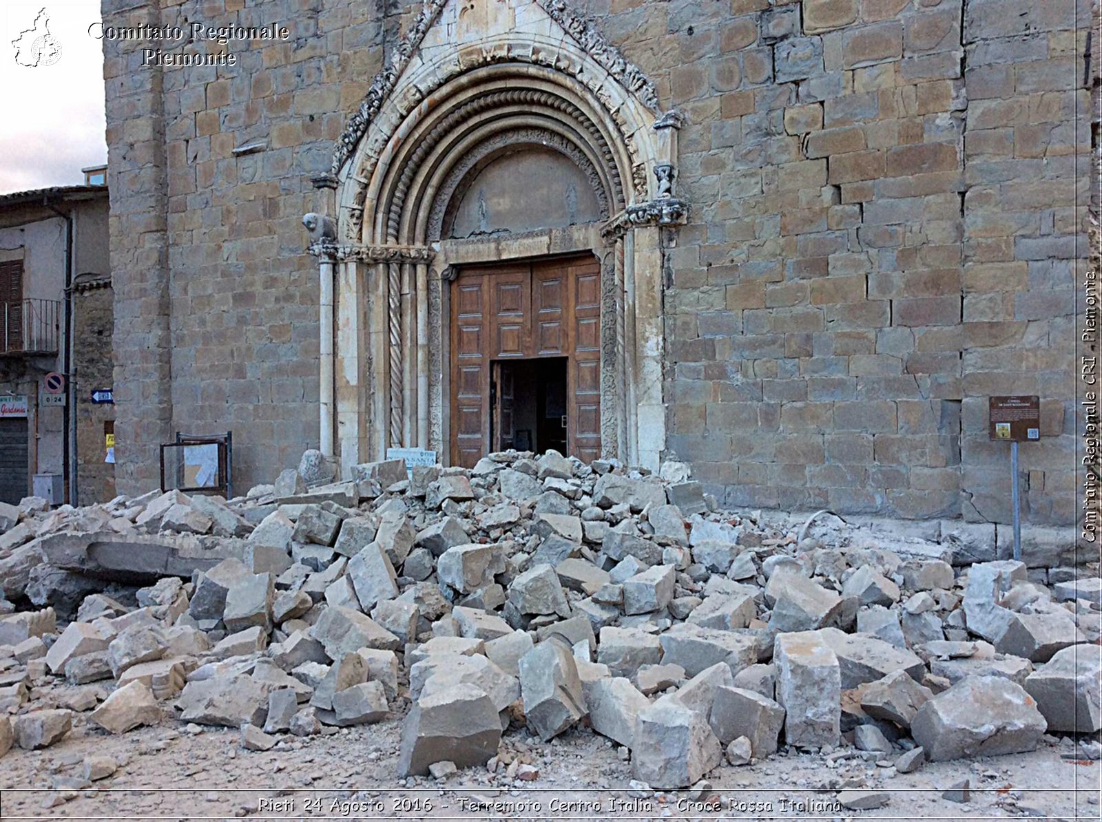 Rieti 24 Agosto 2016 - Terremoto Centro Italia- Croce Rossa Italiana- Comitato Regionale del Piemonte