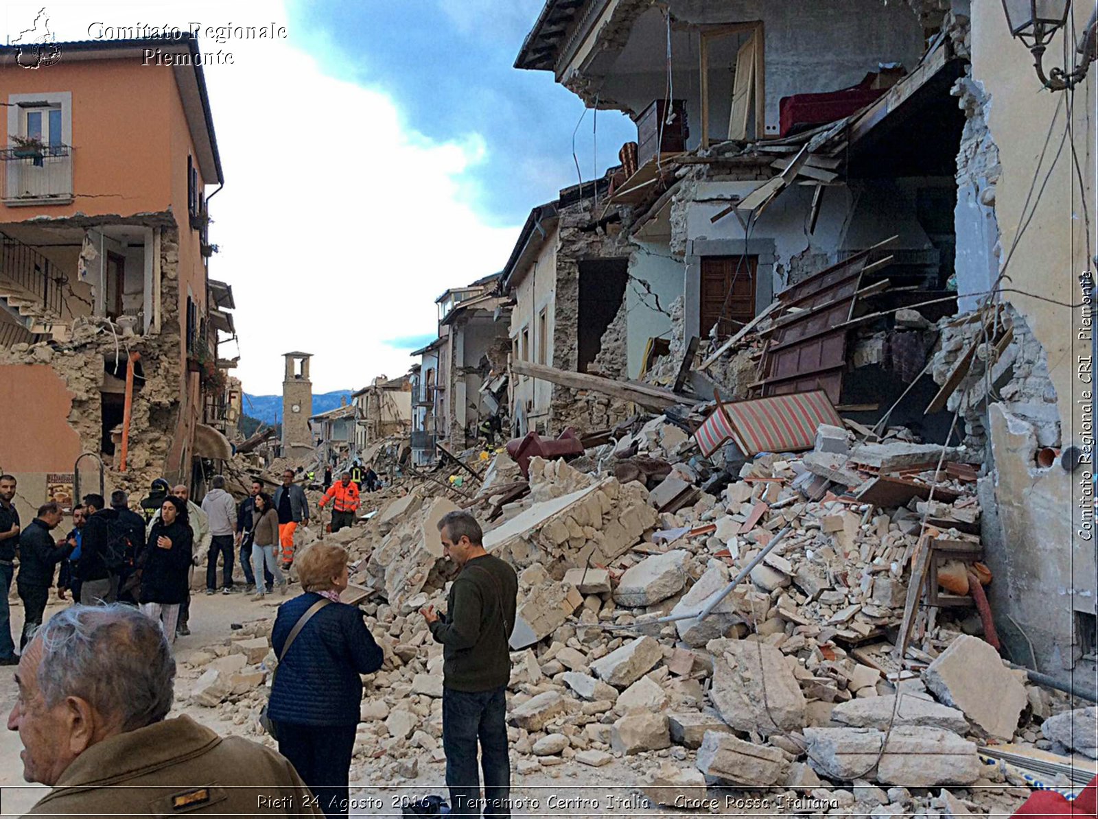 Rieti 24 Agosto 2016 - Terremoto Centro Italia- Croce Rossa Italiana- Comitato Regionale del Piemonte