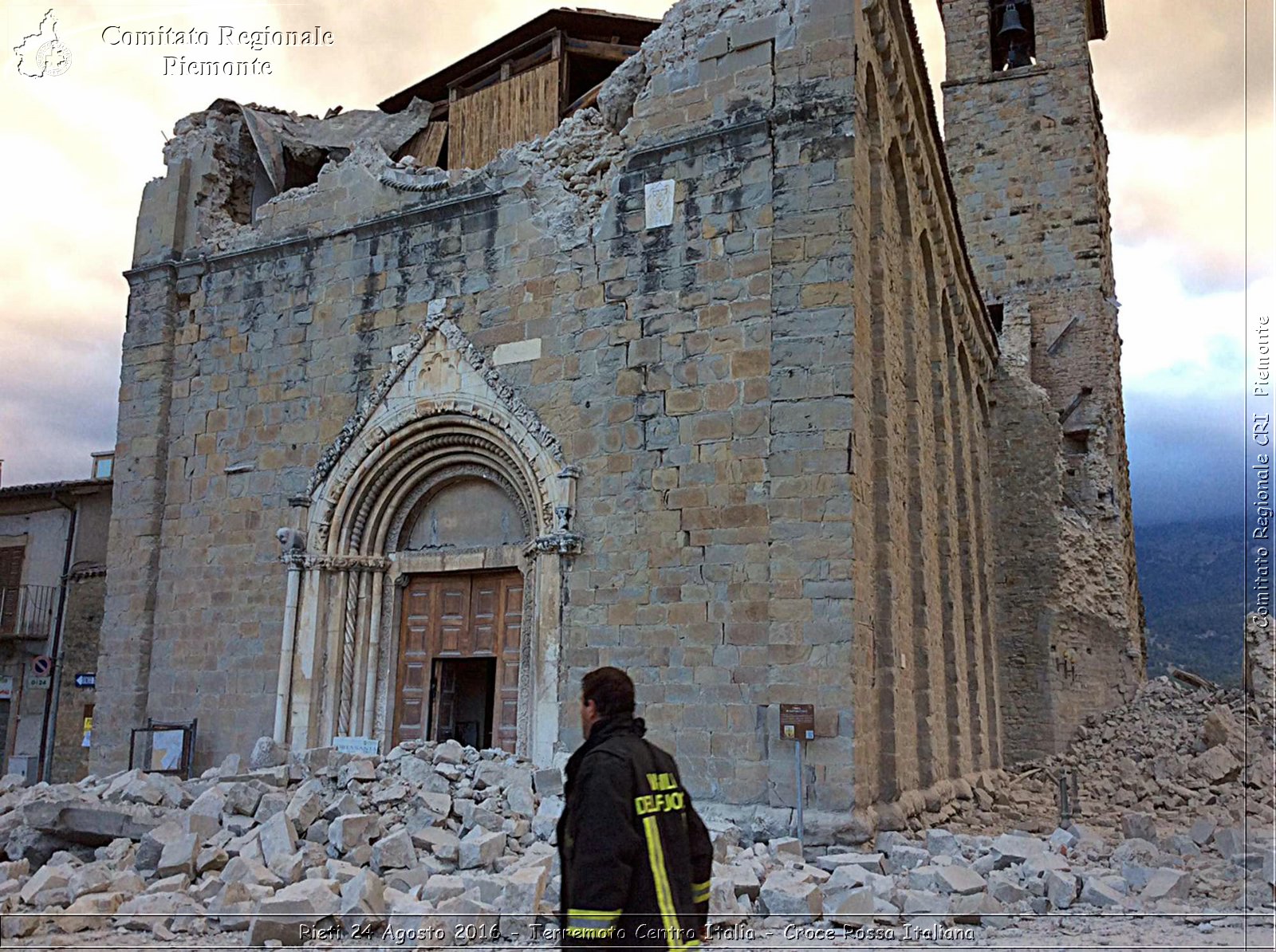 Rieti 24 Agosto 2016 - Terremoto Centro Italia- Croce Rossa Italiana- Comitato Regionale del Piemonte