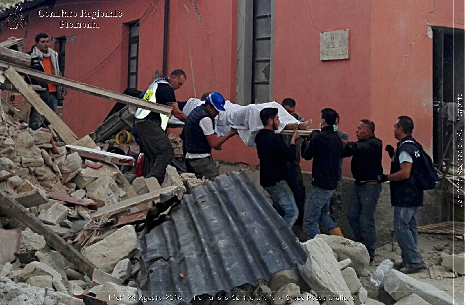 Rieti 24 Agosto 2016 - Terremoto Centro Italia- Croce Rossa Italiana- Comitato Regionale del Piemonte