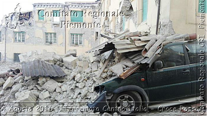 Rieti 24 Agosto 2016 - Terremoto Centro Italia- Croce Rossa Italiana- Comitato Regionale del Piemonte