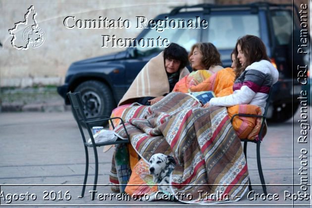 Rieti 24 Agosto 2016 - Terremoto Centro Italia- Croce Rossa Italiana- Comitato Regionale del Piemonte