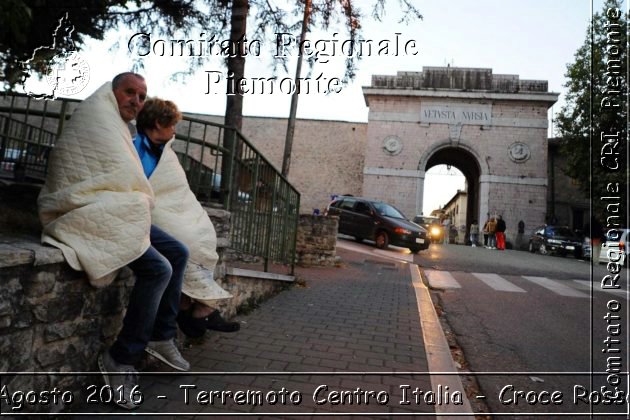 Rieti 24 Agosto 2016 - Terremoto Centro Italia- Croce Rossa Italiana- Comitato Regionale del Piemonte