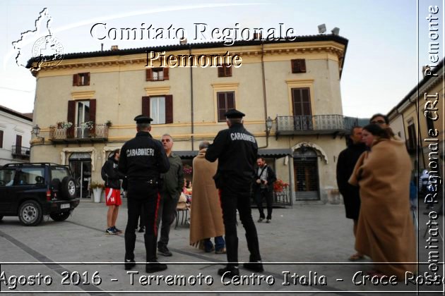 Rieti 24 Agosto 2016 - Terremoto Centro Italia- Croce Rossa Italiana- Comitato Regionale del Piemonte