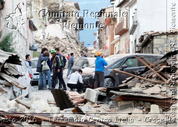 Rieti 24 Agosto 2016 - Terremoto Centro Italia- Croce Rossa Italiana- Comitato Regionale del Piemonte