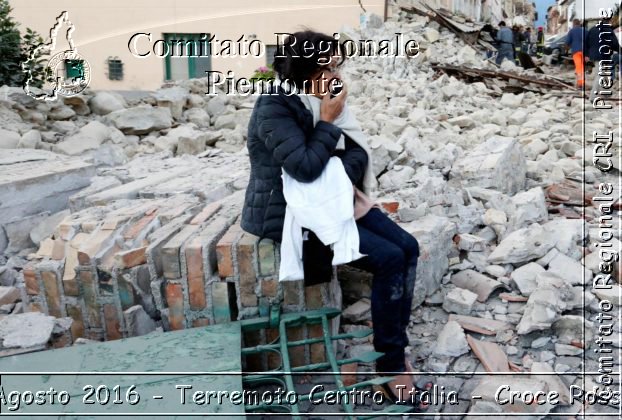 Rieti 24 Agosto 2016 - Terremoto Centro Italia- Croce Rossa Italiana- Comitato Regionale del Piemonte