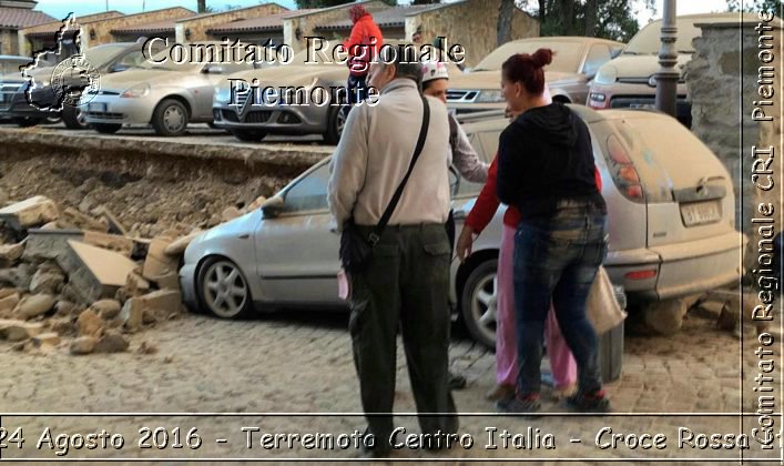 Rieti 24 Agosto 2016 - Terremoto Centro Italia- Croce Rossa Italiana- Comitato Regionale del Piemonte