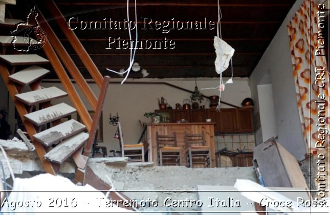 Rieti 24 Agosto 2016 - Terremoto Centro Italia- Croce Rossa Italiana- Comitato Regionale del Piemonte