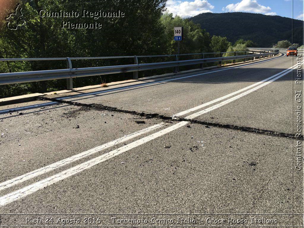 Rieti 24 Agosto 2016 - Terremoto Centro Italia- Croce Rossa Italiana- Comitato Regionale del Piemonte