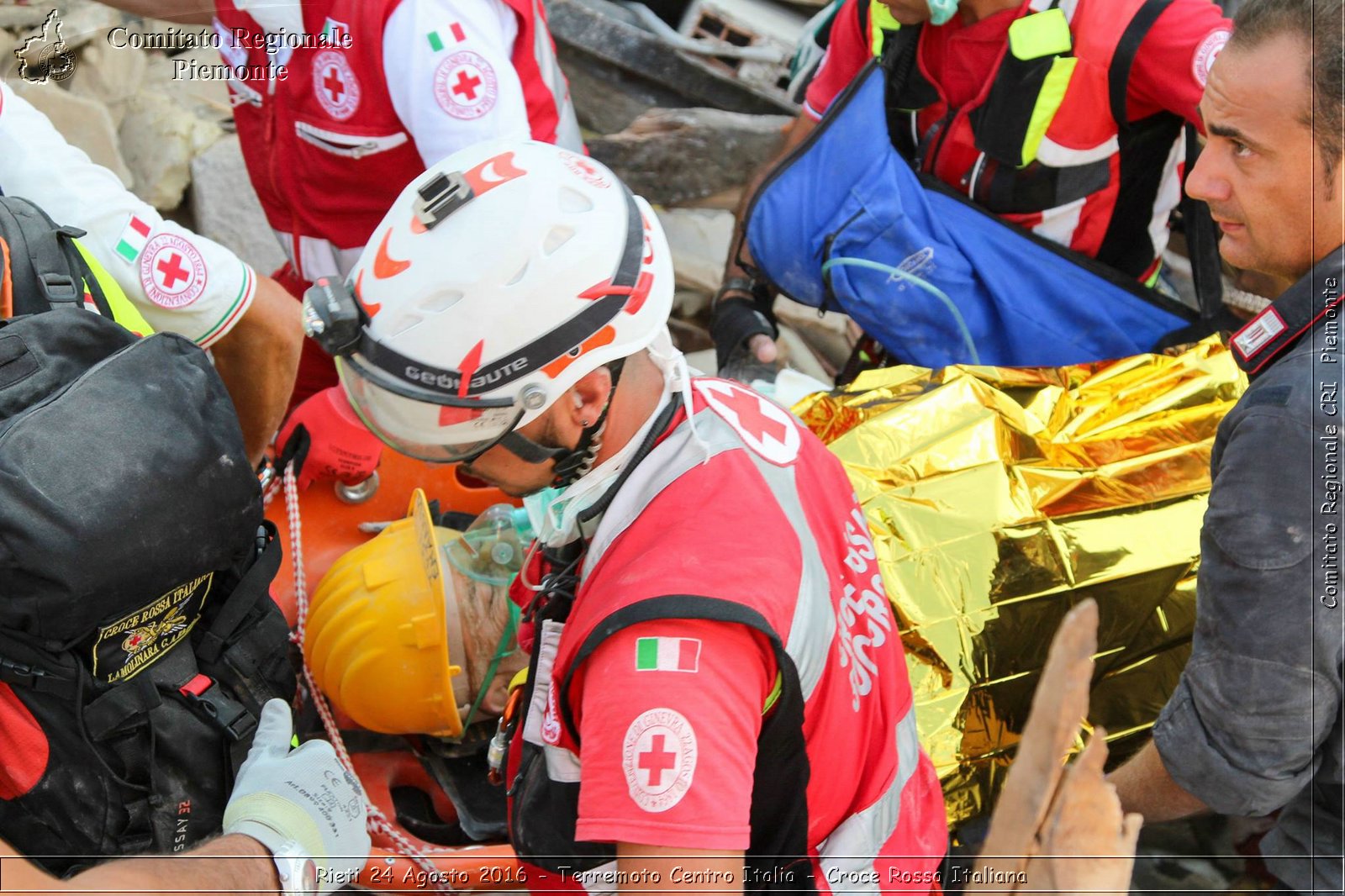 Rieti 24 Agosto 2016 - Terremoto Centro Italia- Croce Rossa Italiana- Comitato Regionale del Piemonte