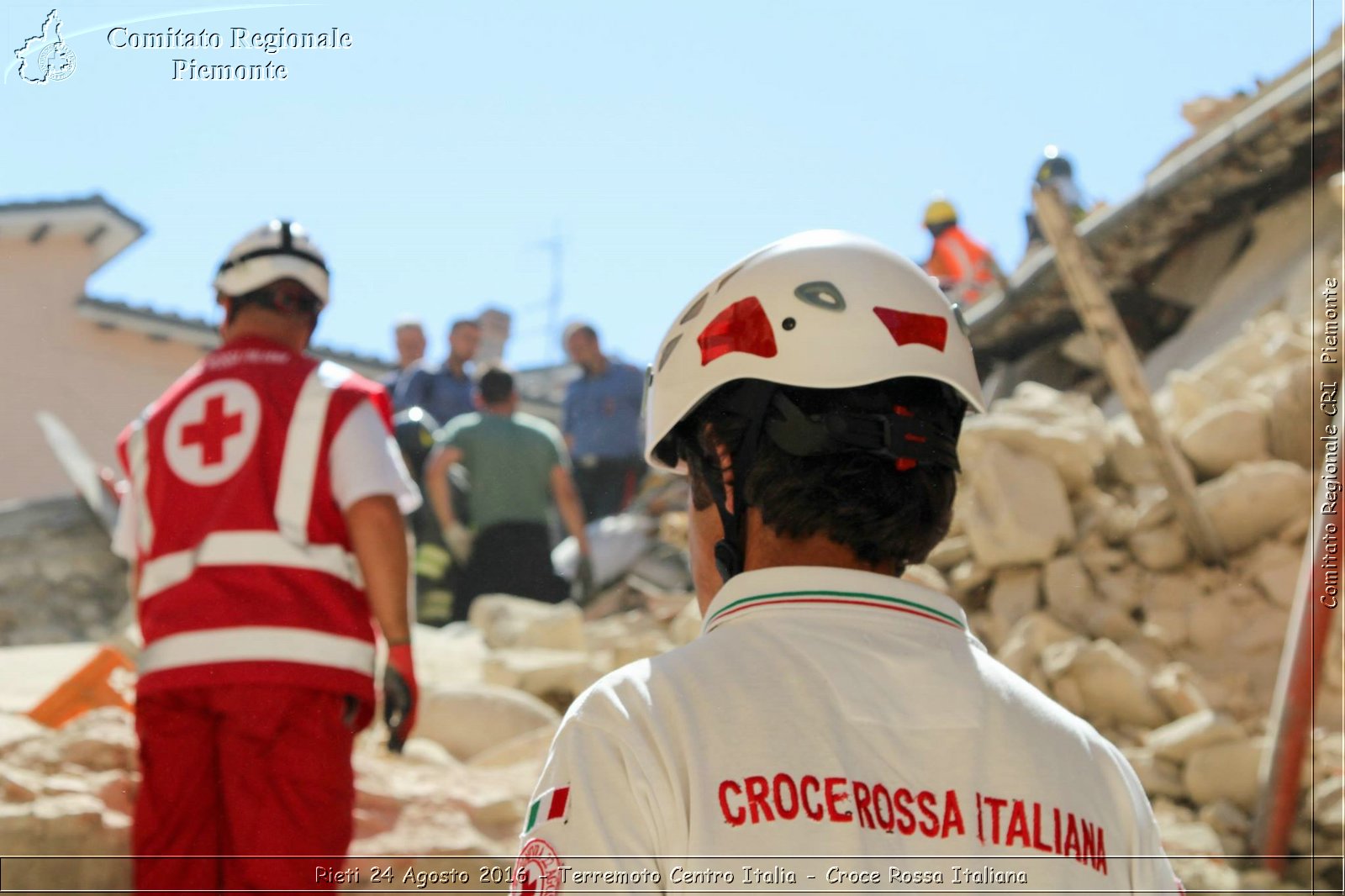 Rieti 24 Agosto 2016 - Terremoto Centro Italia- Croce Rossa Italiana- Comitato Regionale del Piemonte