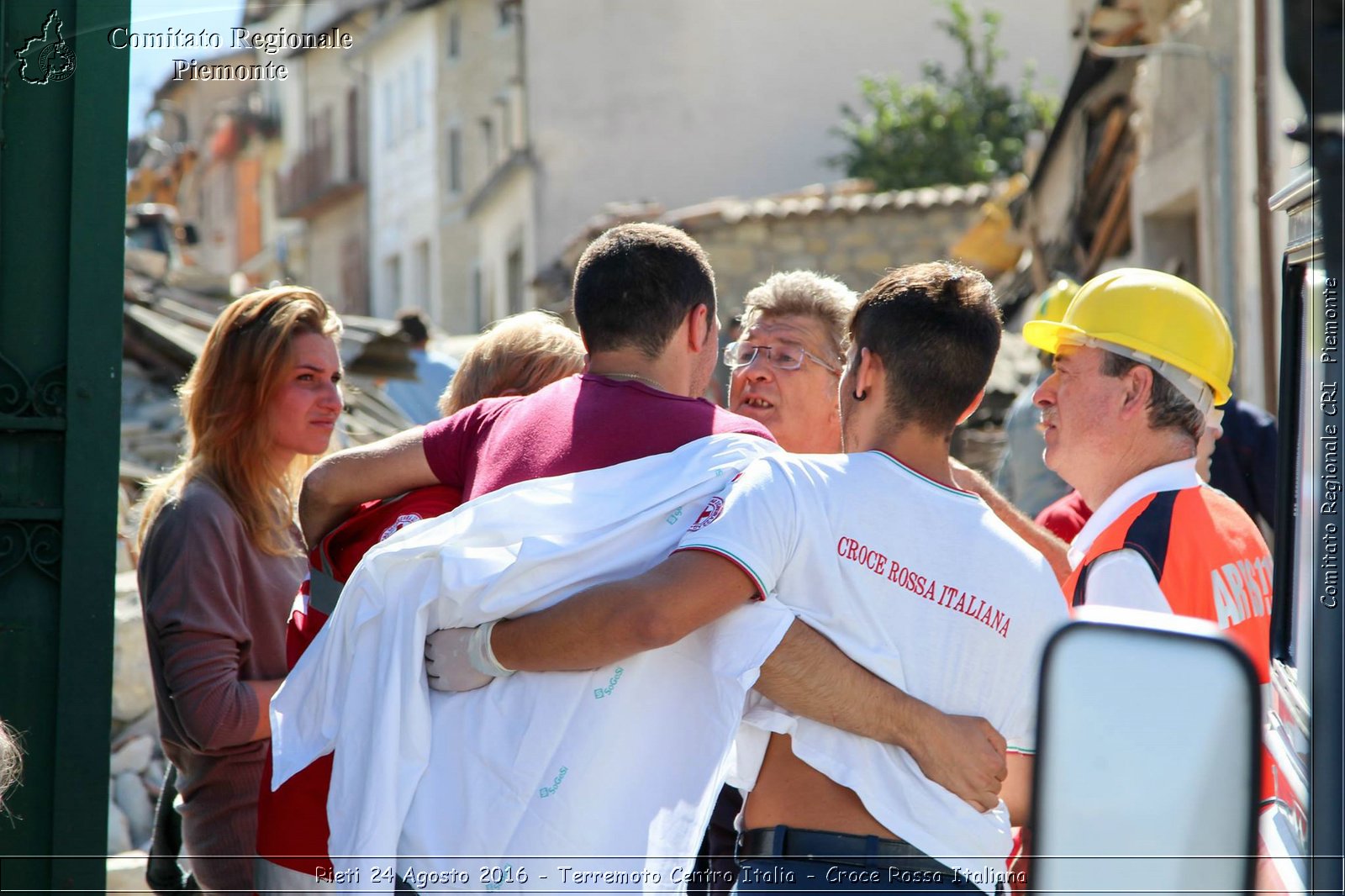 Rieti 24 Agosto 2016 - Terremoto Centro Italia- Croce Rossa Italiana- Comitato Regionale del Piemonte