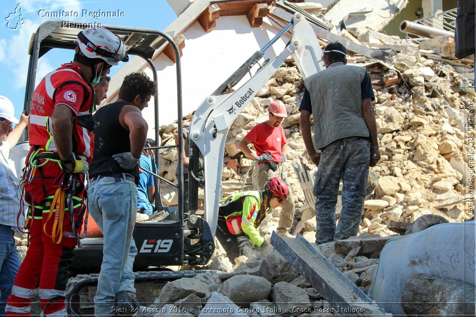 Rieti 24 Agosto 2016 - Terremoto Centro Italia- Croce Rossa Italiana- Comitato Regionale del Piemonte