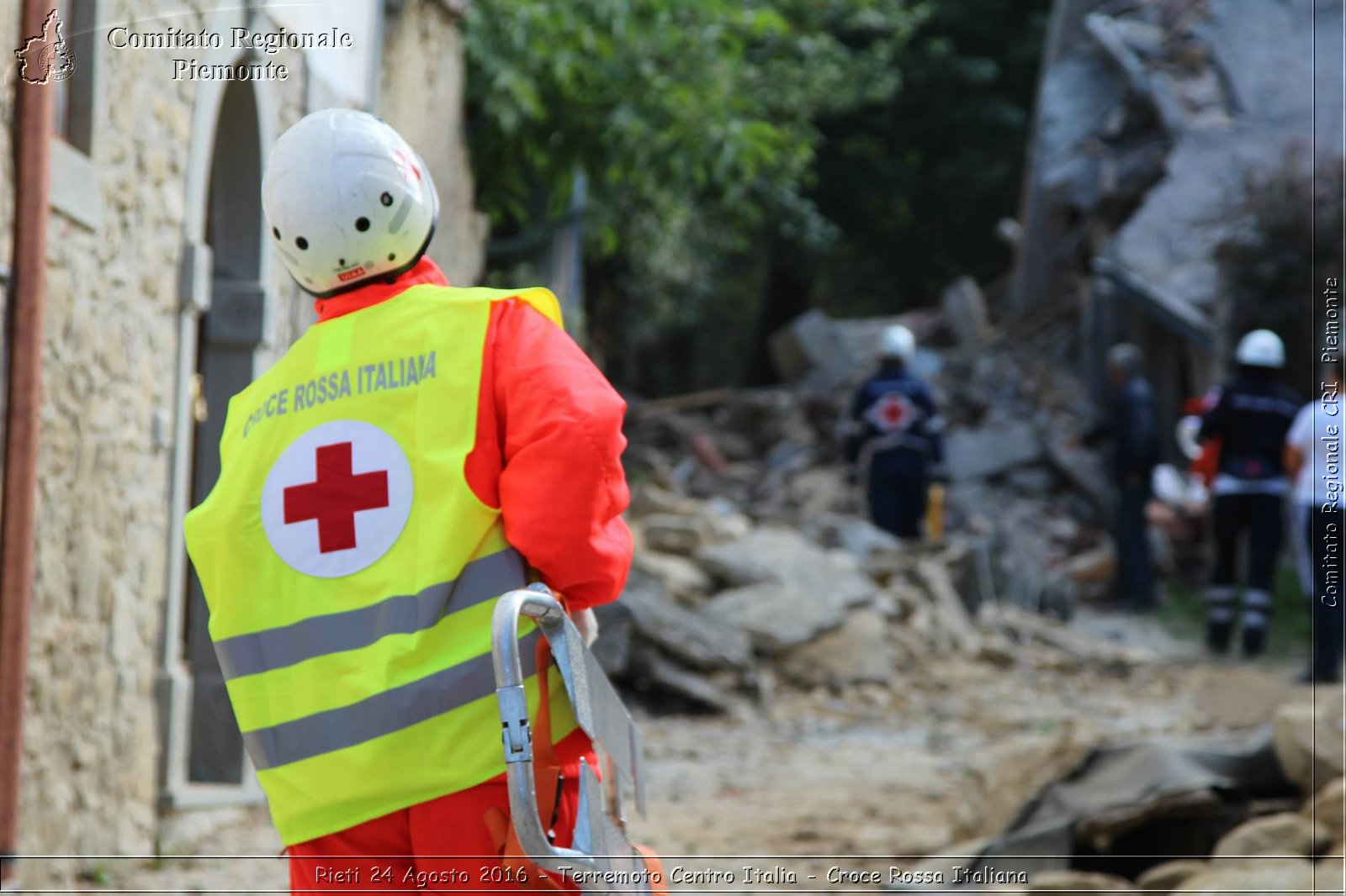 Rieti 24 Agosto 2016 - Terremoto Centro Italia- Croce Rossa Italiana- Comitato Regionale del Piemonte