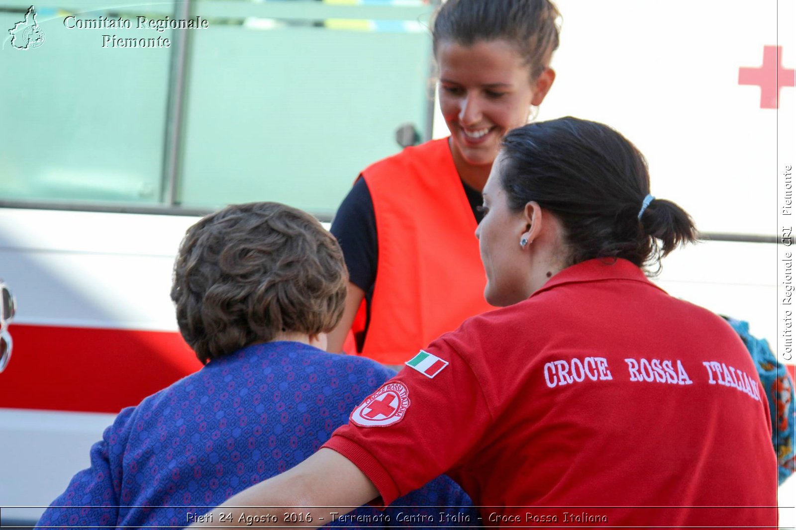 Rieti 24 Agosto 2016 - Terremoto Centro Italia- Croce Rossa Italiana- Comitato Regionale del Piemonte