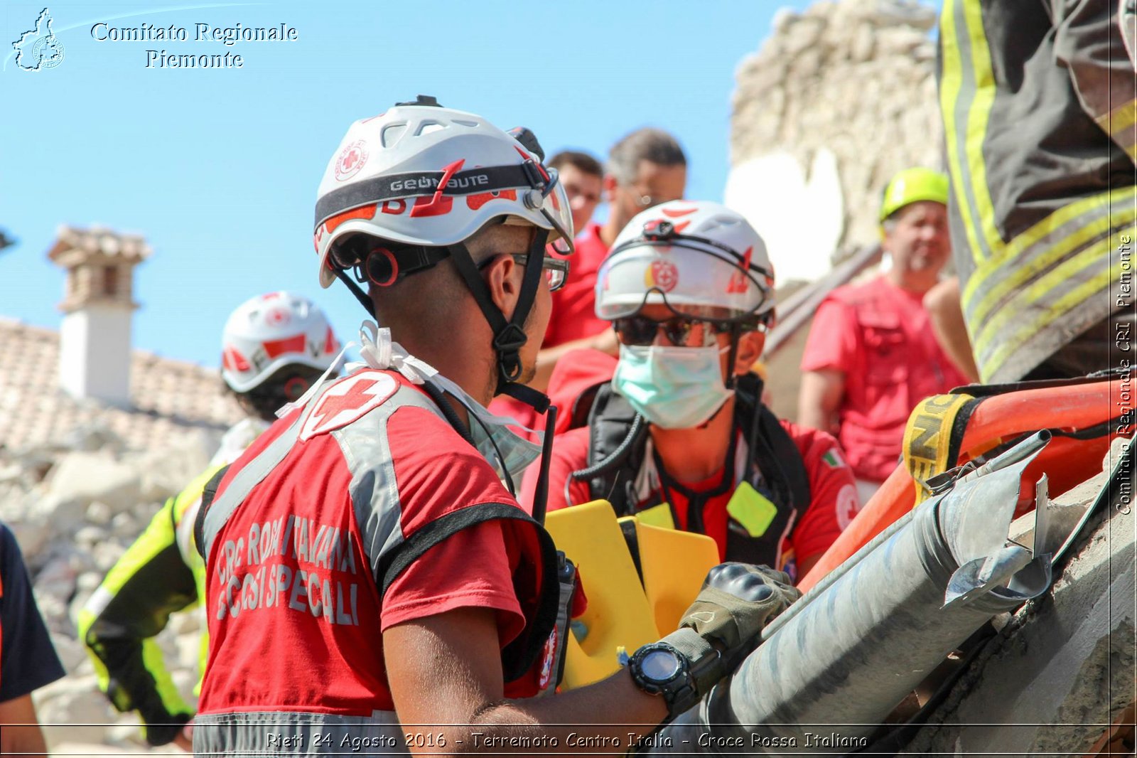 Rieti 24 Agosto 2016 - Terremoto Centro Italia- Croce Rossa Italiana- Comitato Regionale del Piemonte