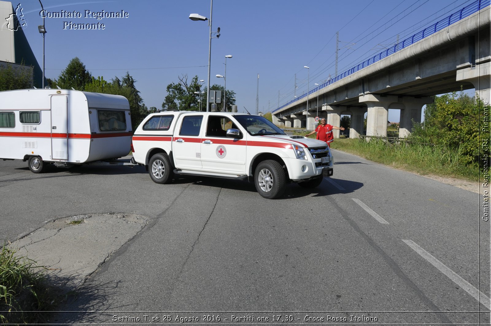 Settimo T.se 25 Agosto 2016 - Partiti ore 17,30 - Croce Rossa Italiana- Comitato Regionale del Piemonte