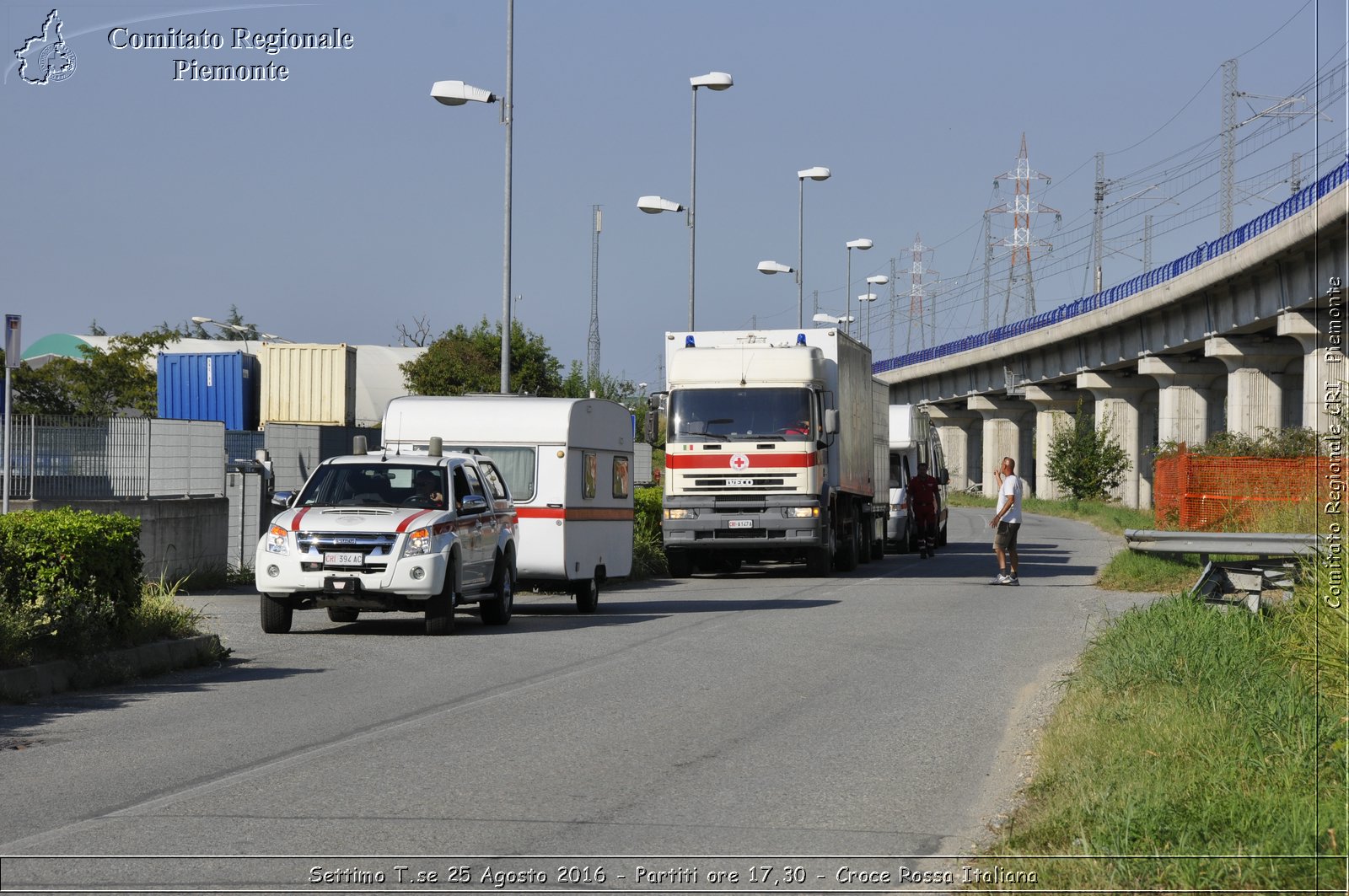 Settimo T.se 25 Agosto 2016 - Partiti ore 17,30 - Croce Rossa Italiana- Comitato Regionale del Piemonte