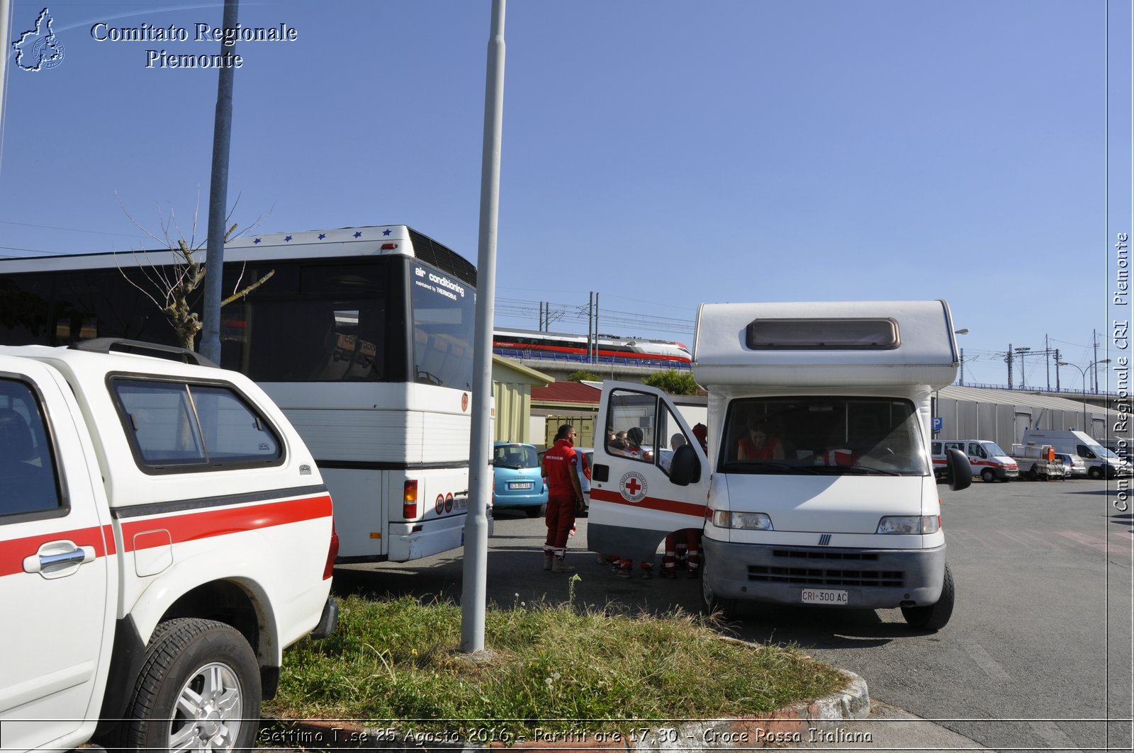 Settimo T.se 25 Agosto 2016 - Partiti ore 17,30 - Croce Rossa Italiana- Comitato Regionale del Piemonte