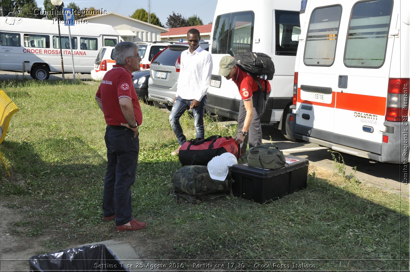 Settimo T.se 25 Agosto 2016 - Partiti ore 17,30 - Croce Rossa Italiana- Comitato Regionale del Piemonte