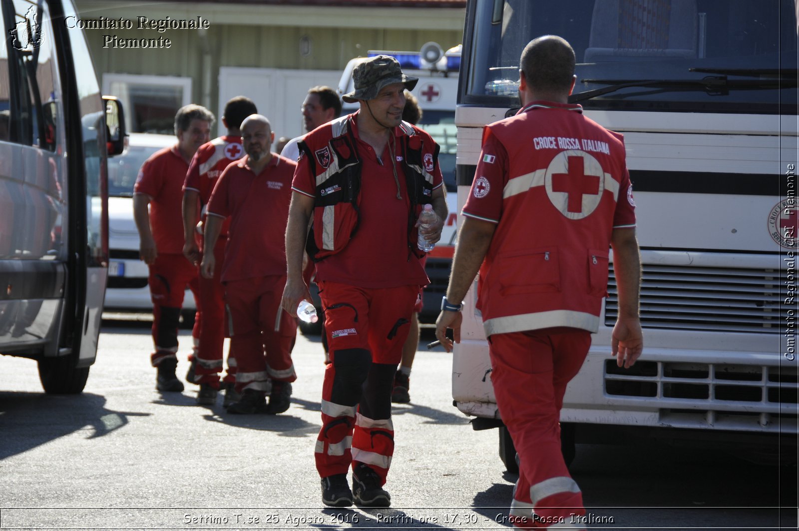 Settimo T.se 25 Agosto 2016 - Partiti ore 17,30 - Croce Rossa Italiana- Comitato Regionale del Piemonte