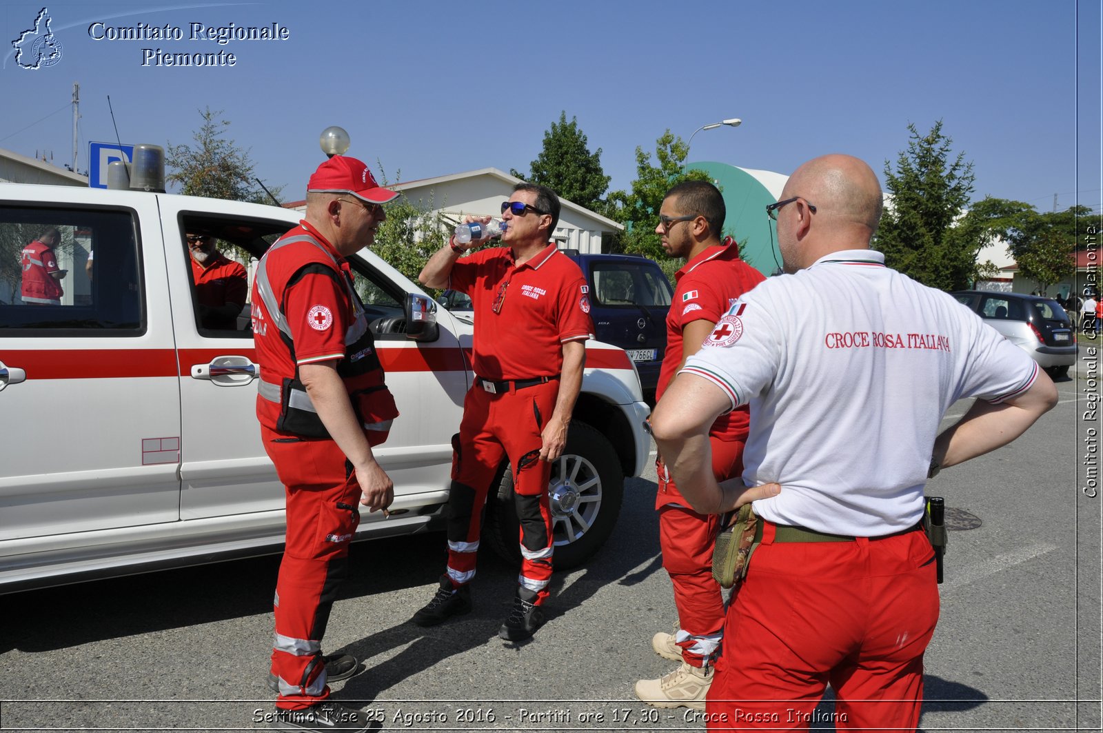 Settimo T.se 25 Agosto 2016 - Partiti ore 17,30 - Croce Rossa Italiana- Comitato Regionale del Piemonte